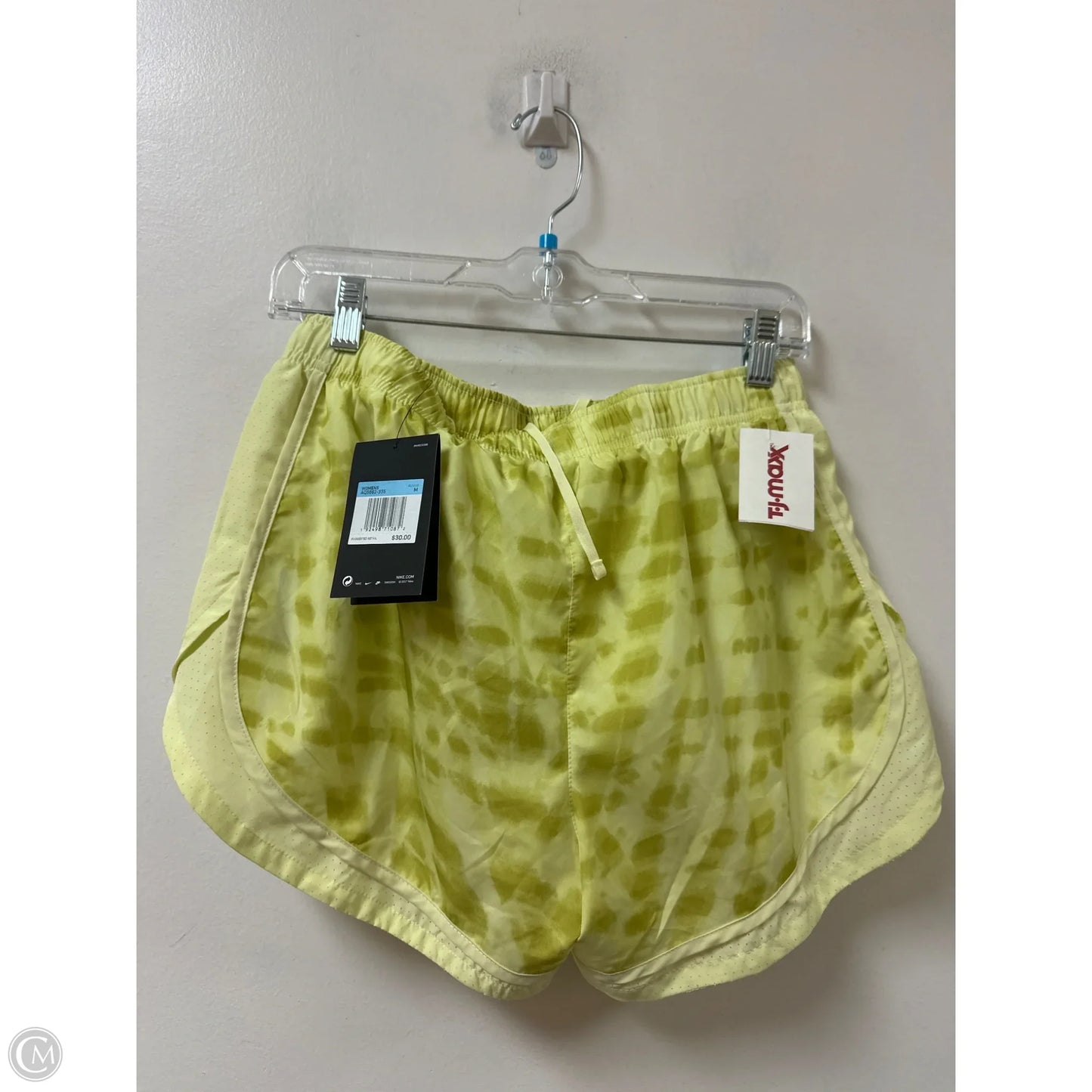 Athletic Shorts By Nike Apparel In Green, Size: M