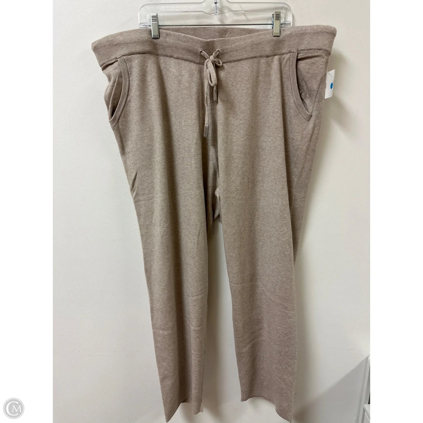 Pants Lounge By Chicos In Tan, Size: 2x
