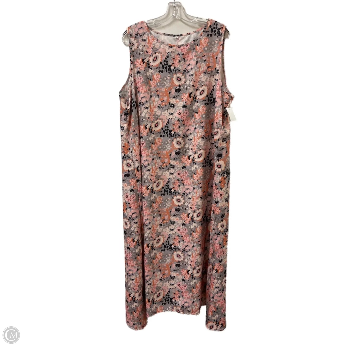 Dress Casual Maxi By Clothes Mentor In Floral Print, Size: 2x