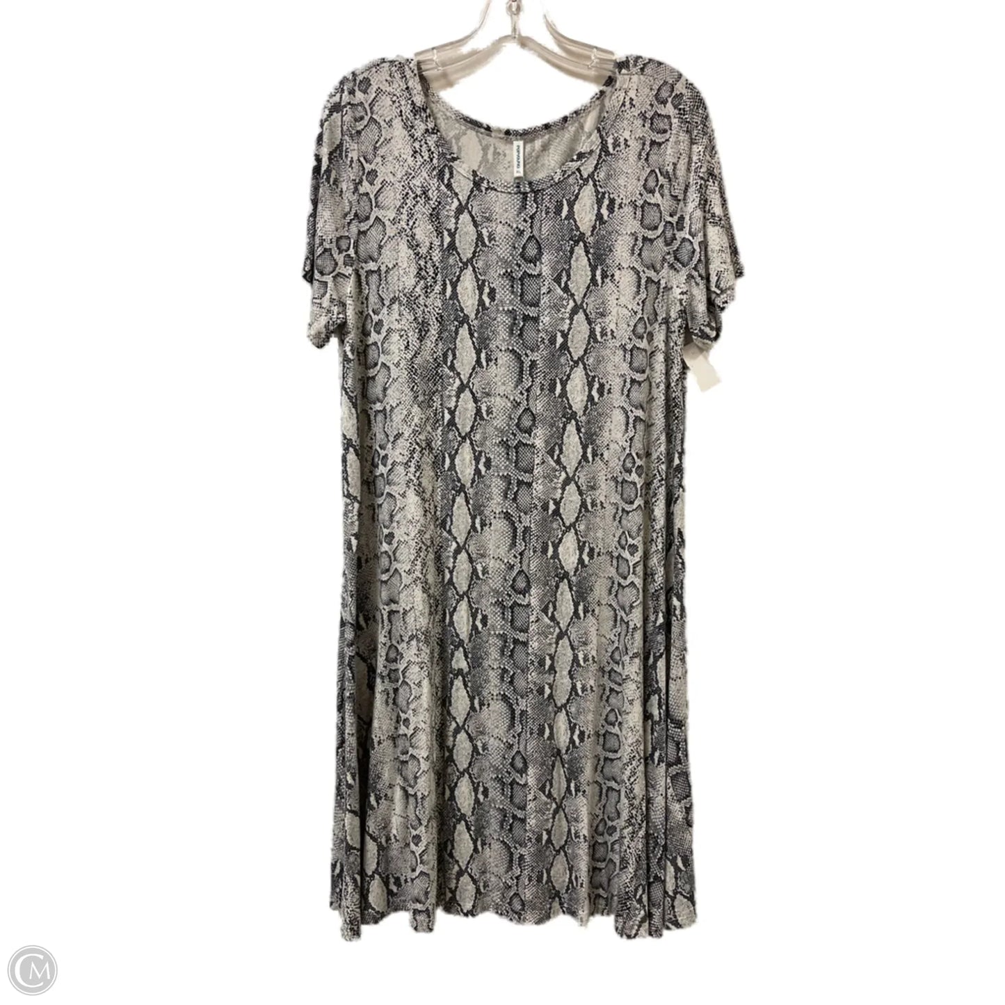 Dress Casual Short By Clothes Mentor In Snakeskin Print, Size: Xl