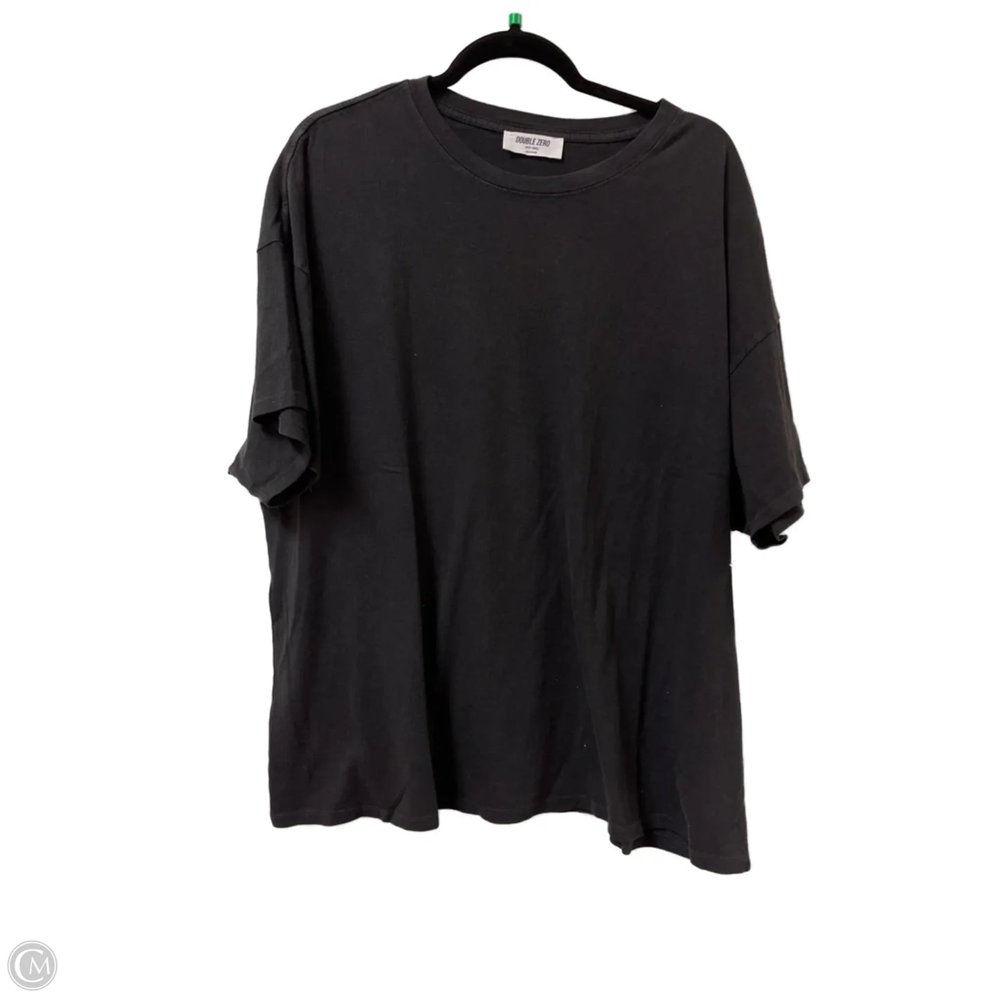 Top Short Sleeve By Double Zero In Grey, Size: S