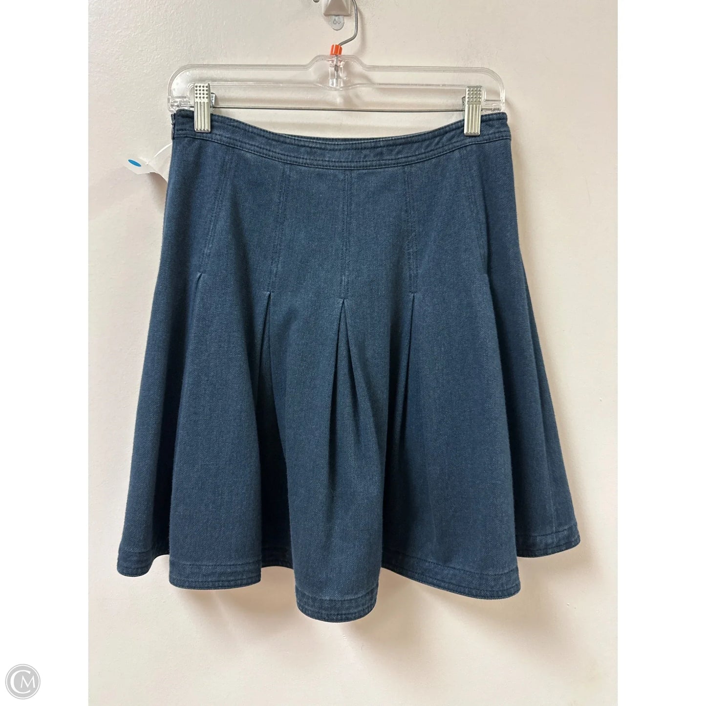 Skirt Designer By Diane Von Furstenberg In Blue Denim, Size: 8