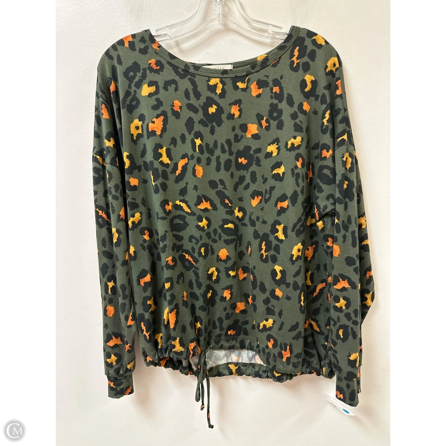 Top Long Sleeve By Entro In Animal Print, Size: S