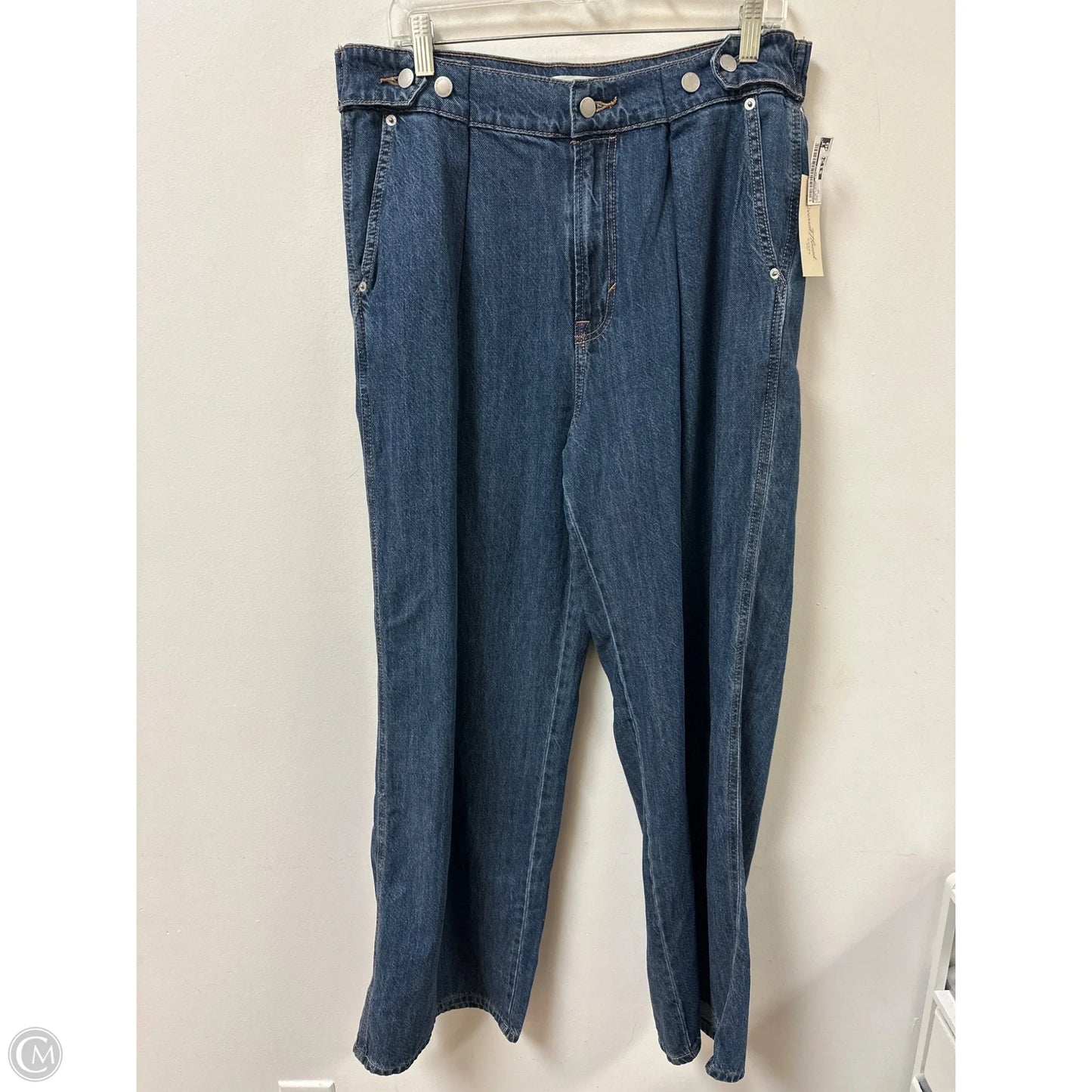 Jeans Wide Leg By Universal Thread In Blue Denim, Size: 10