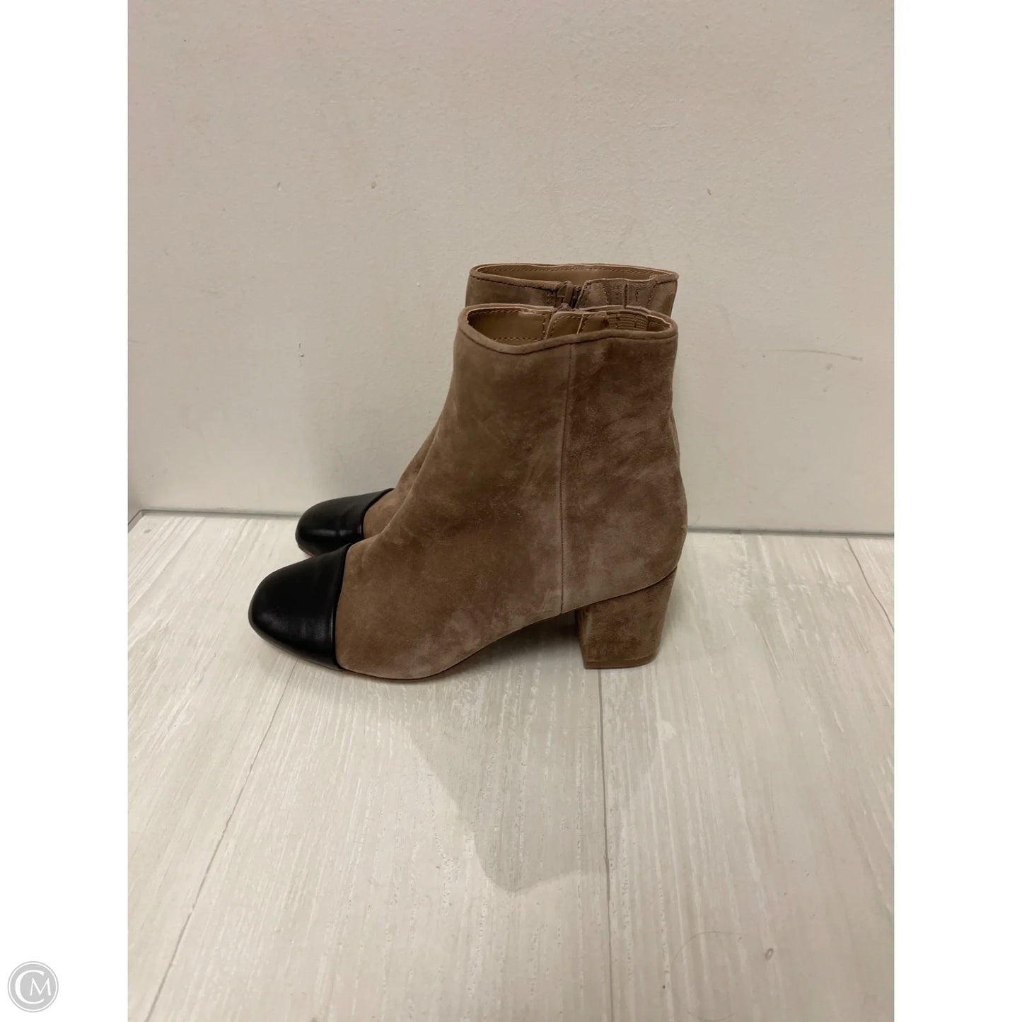 Boots Ankle Heels By Steve Madden In Brown, Size: 7