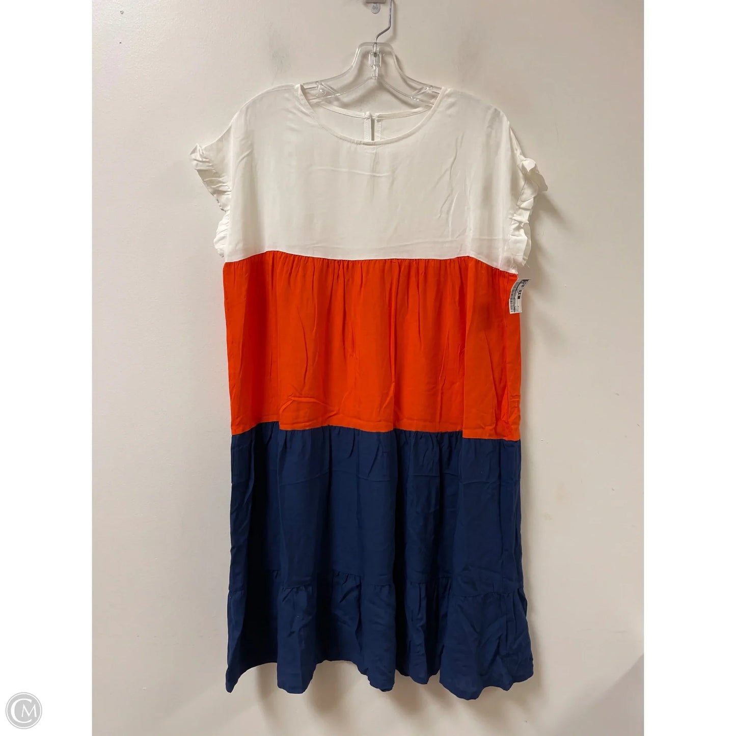 Dress Casual Midi By Clothes Mentor In Multi-colored, Size: M