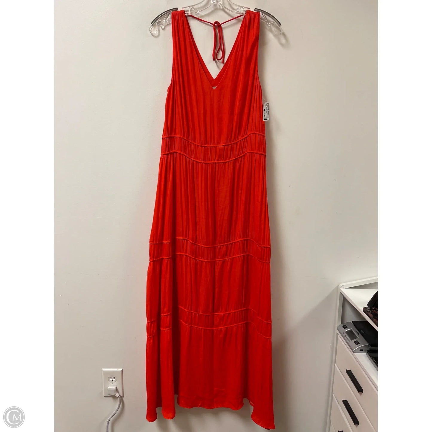 Dress Casual Maxi By Dolan Left Coast In Orange, Size: Xxs
