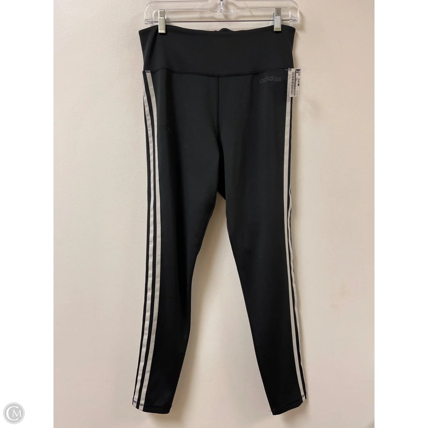Athletic Leggings By Adidas In Black, Size: M