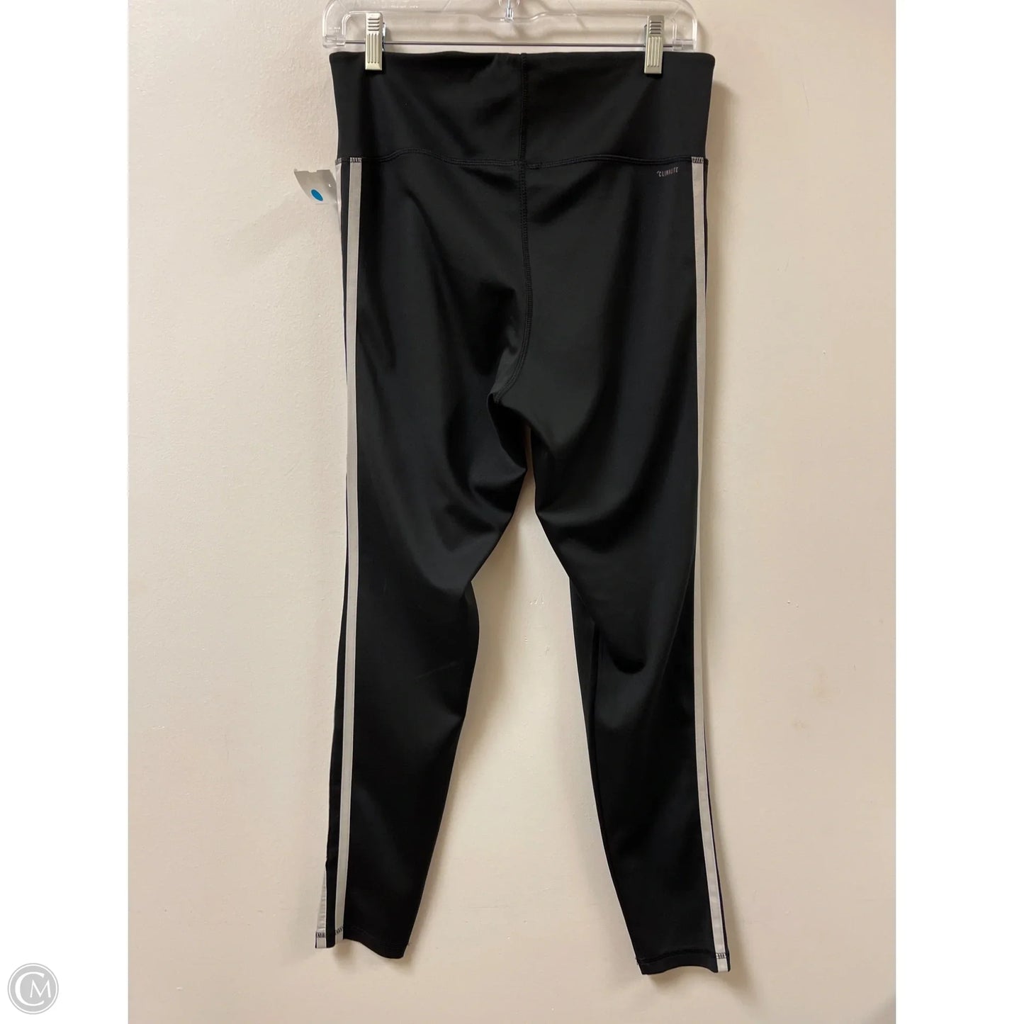 Athletic Leggings By Adidas In Black, Size: M