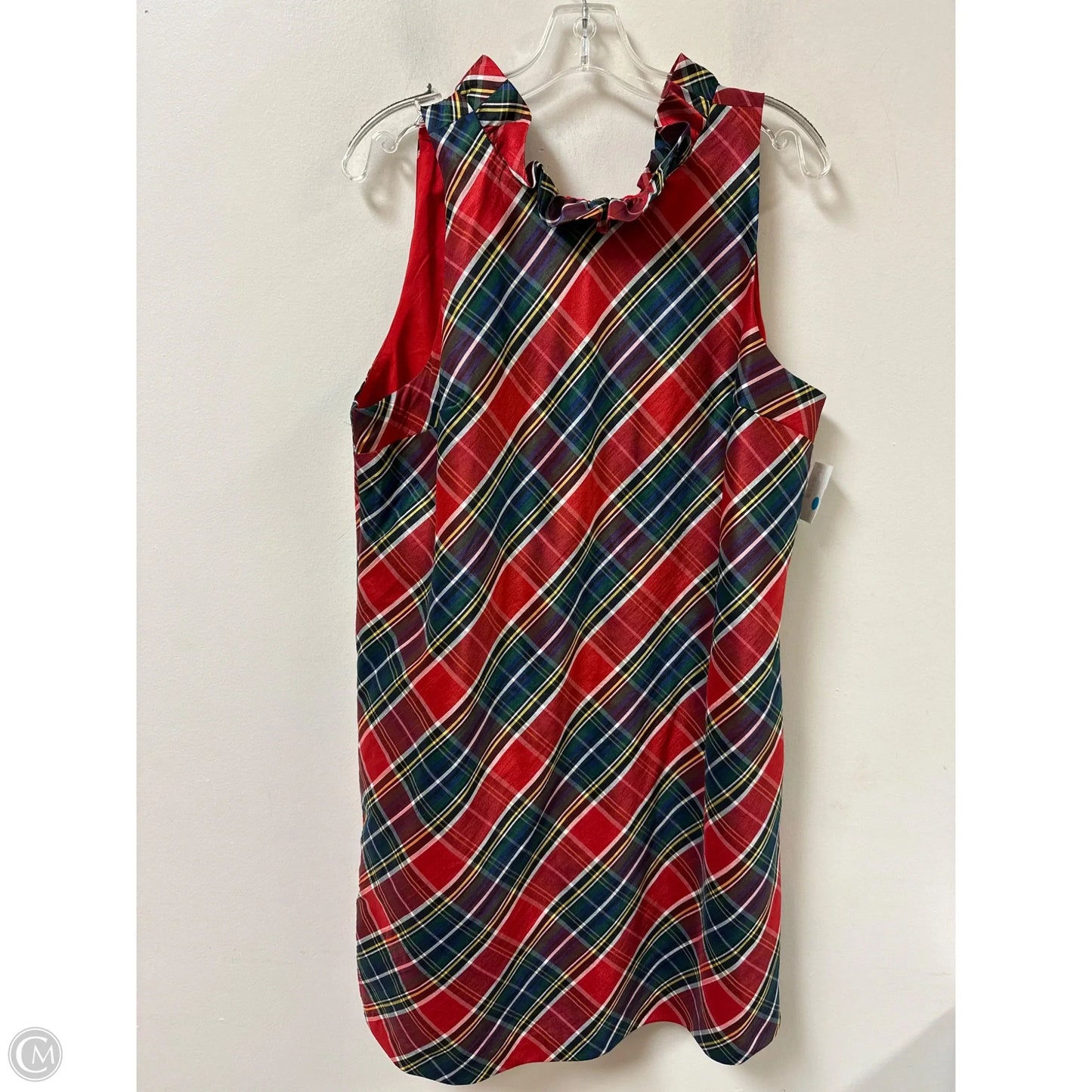 Dress Casual Short By Crown And Ivy In Plaid Pattern, Size: 1x