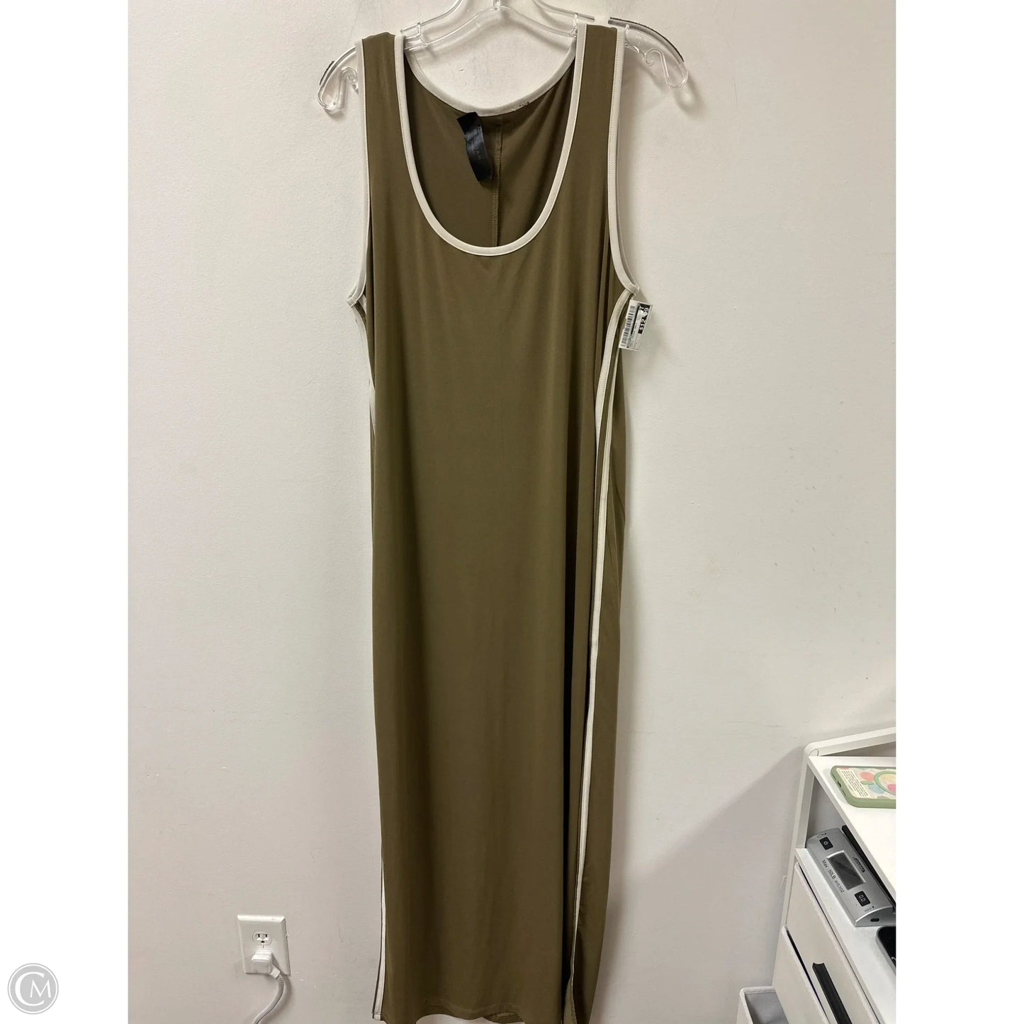 Dress Casual Maxi By Rhapsody In Green, Size: L