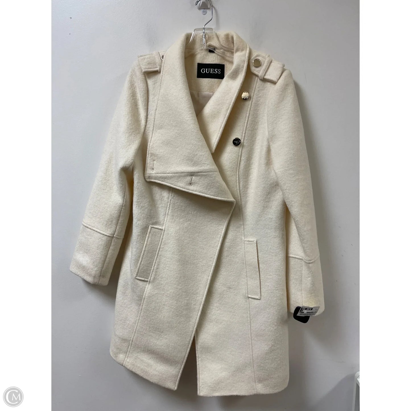 Coat Other By Guess In Cream, Size: Xl