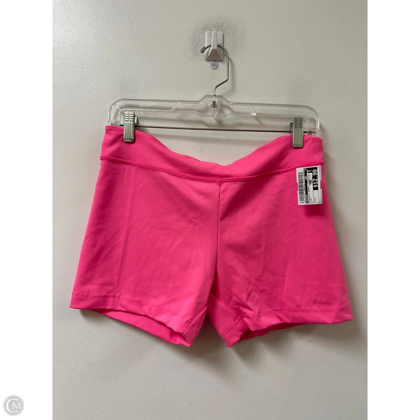 Athletic Shorts By Adidas In Pink, Size: L