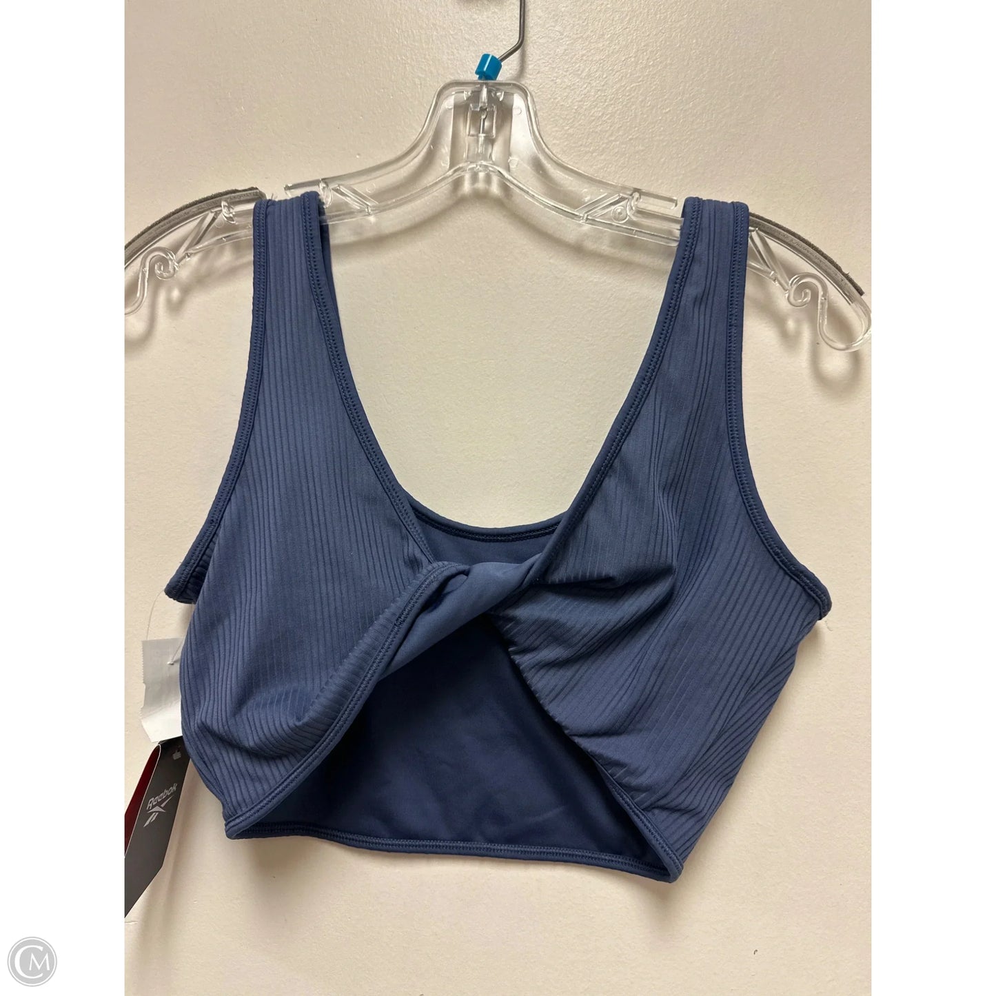 Athletic Bra By Reebok In Blue, Size: M