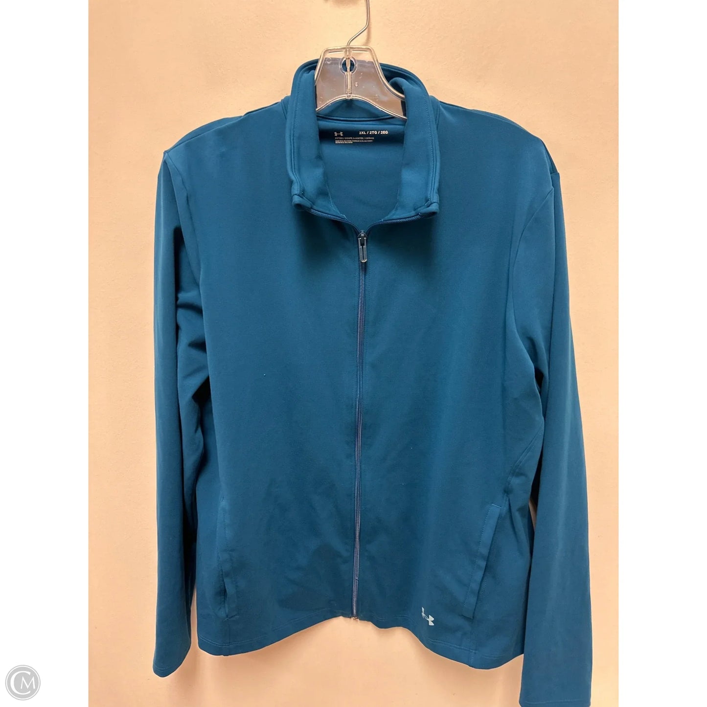 Athletic Jacket By Under Armour In Blue, Size: 2x