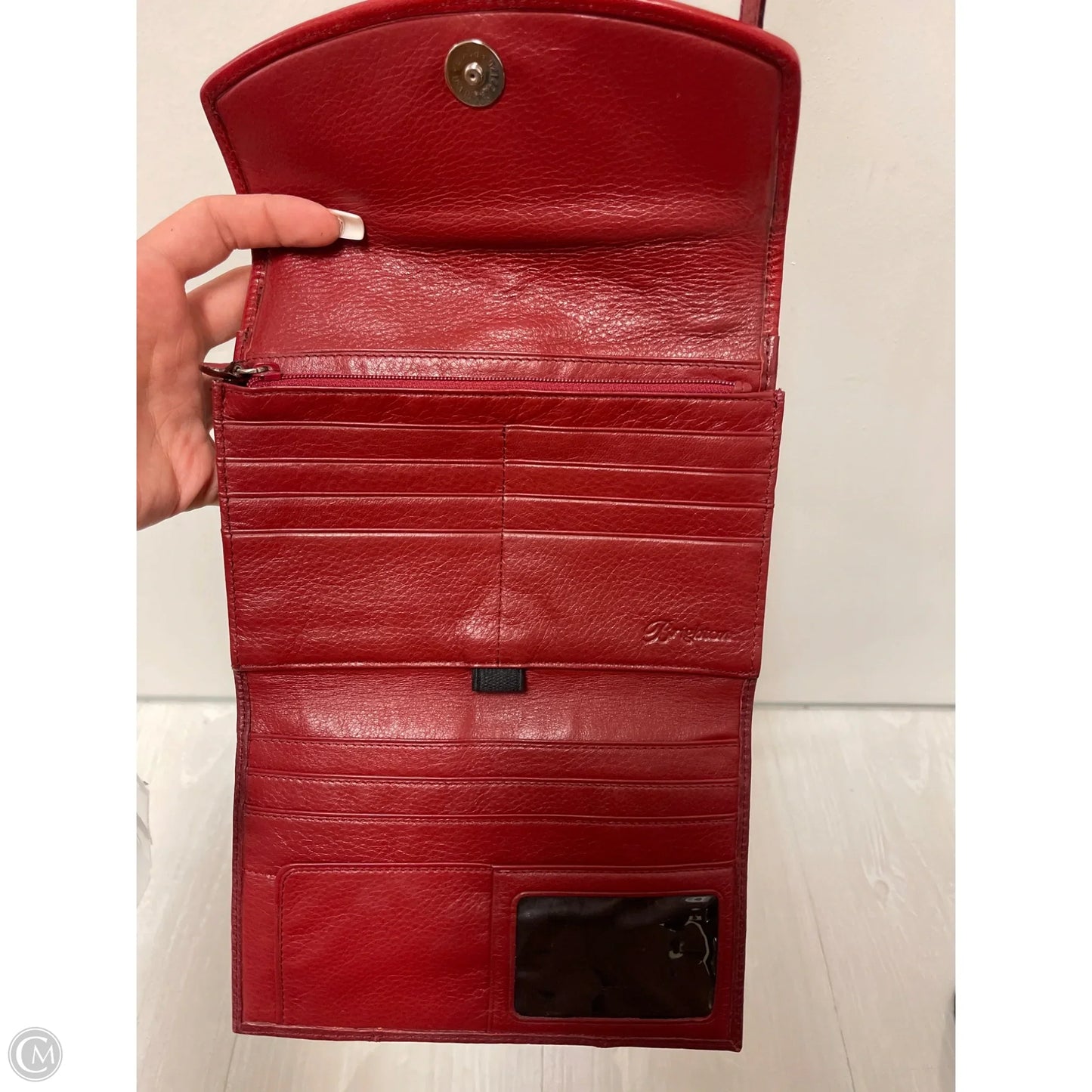 Crossbody Leather By Brighton, Size: Small