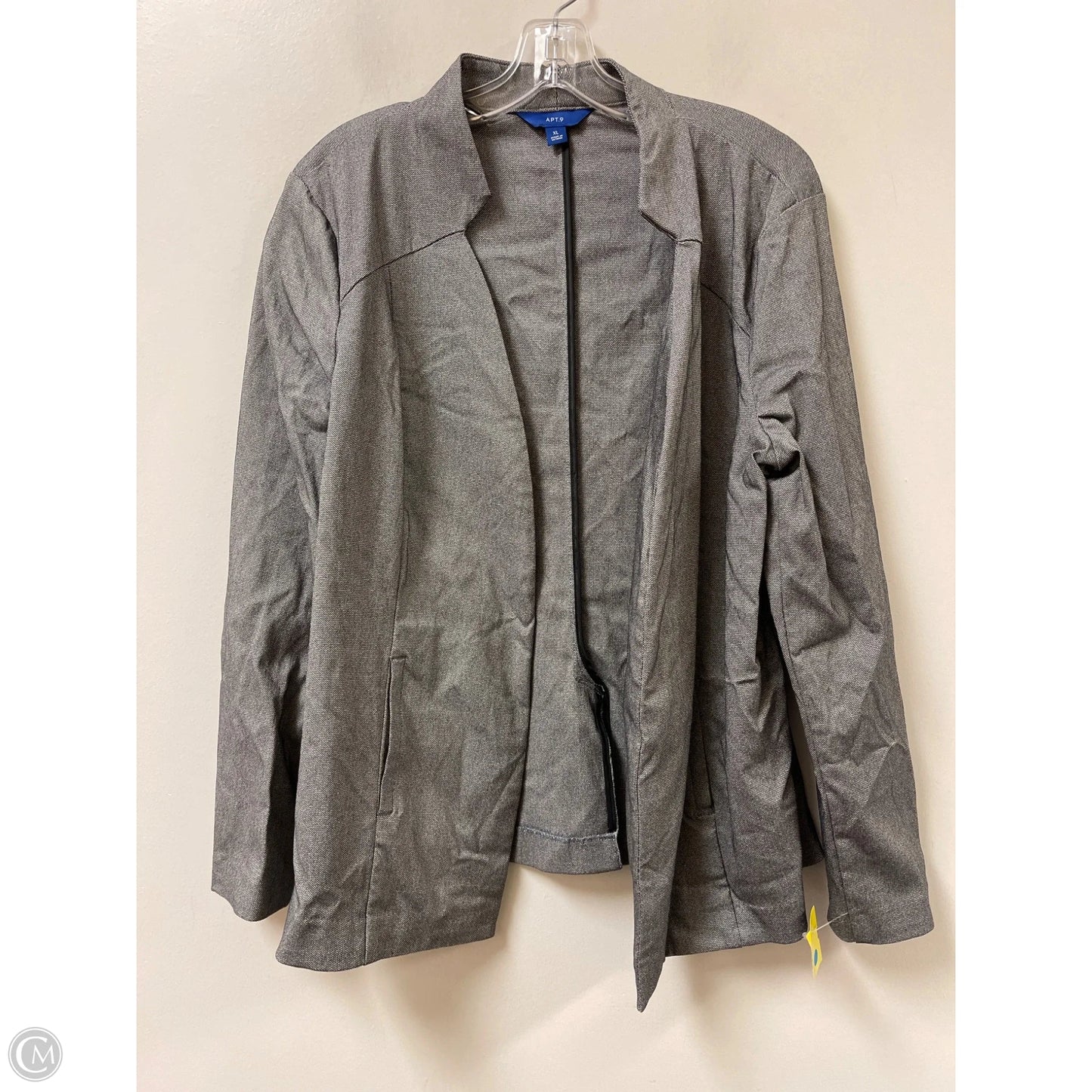 Blazer By Apt 9 In Grey, Size: Xl