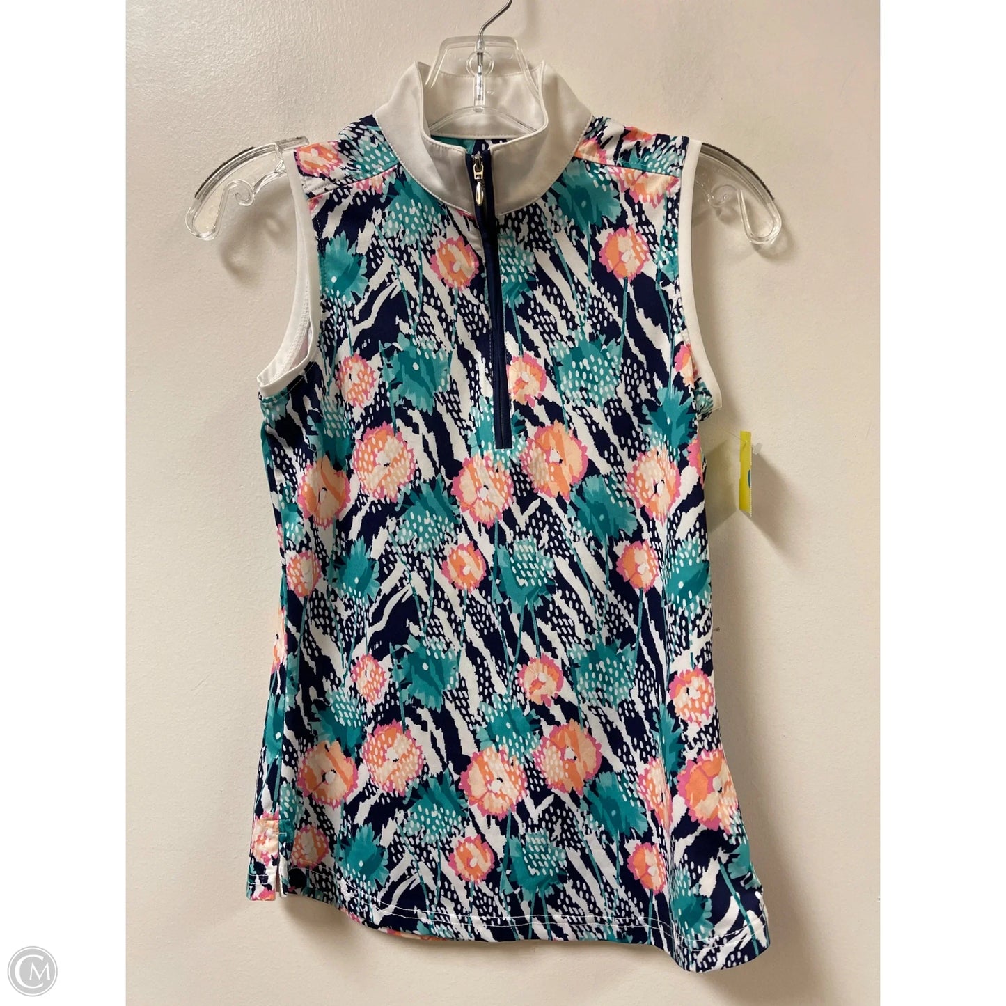 Athletic Tank Top By Pebble Beach In Multi-colored, Size: Xs