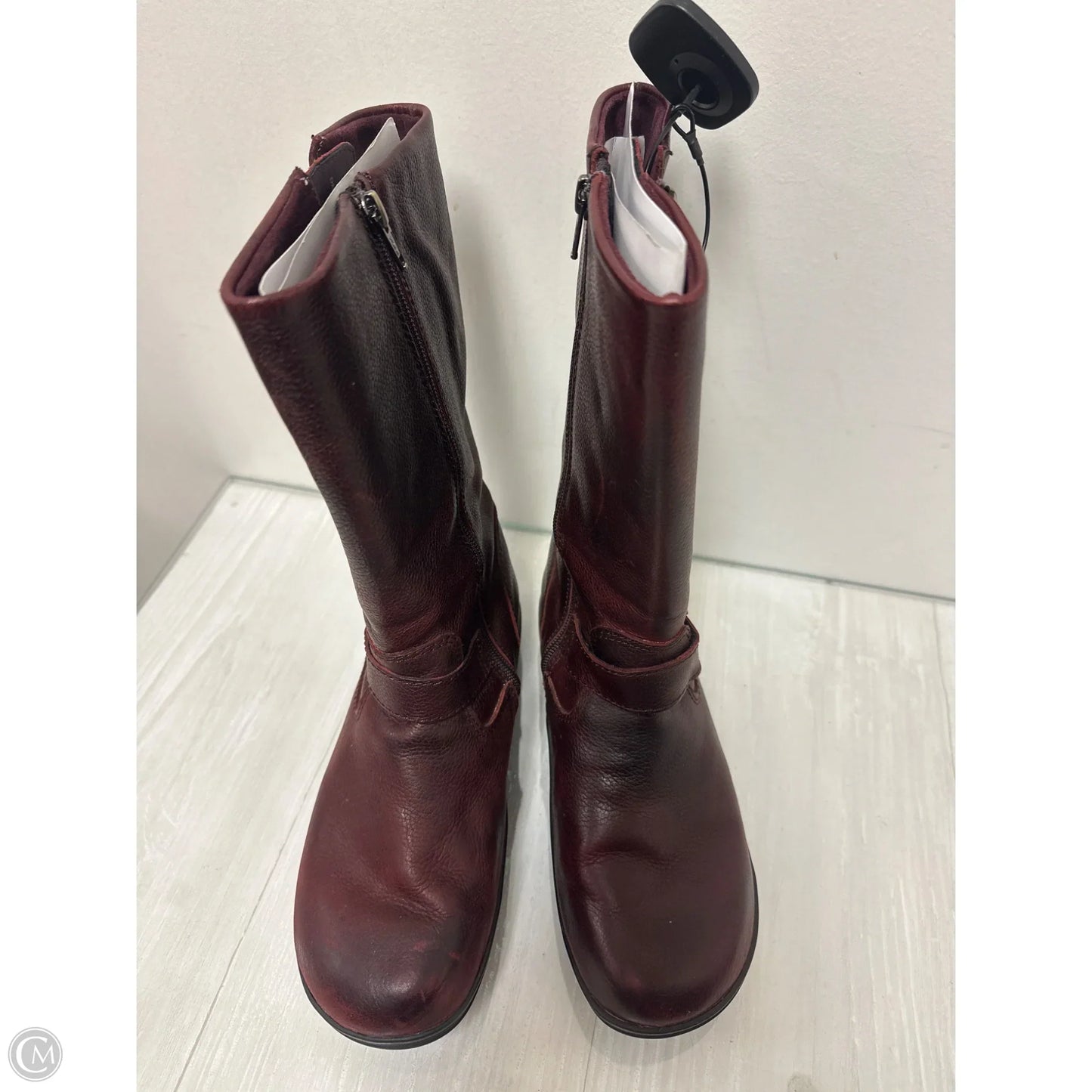 Boots Mid-calf Heels By Alegria In Red, Size: 6.5