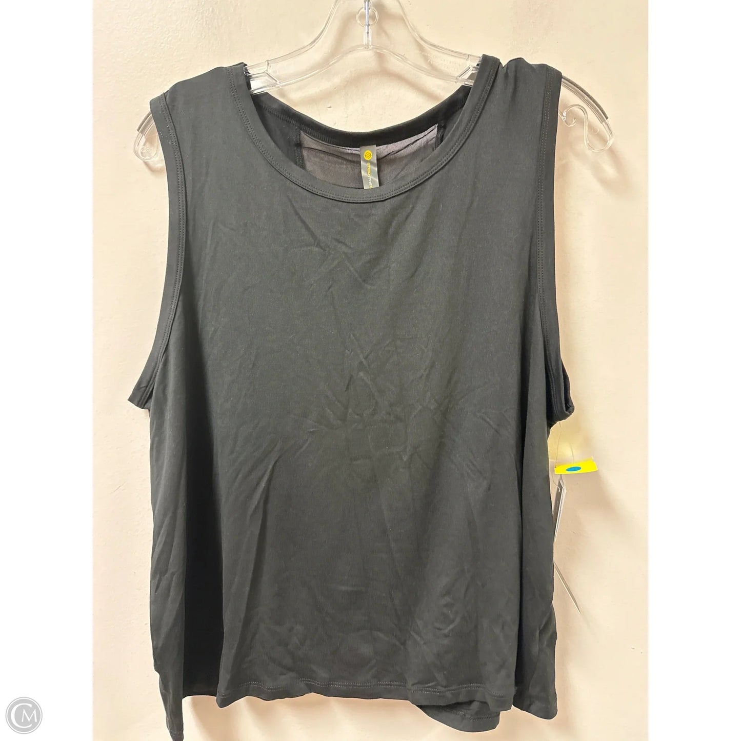 Athletic Tank Top By Clothes Mentor In Black, Size: Xl