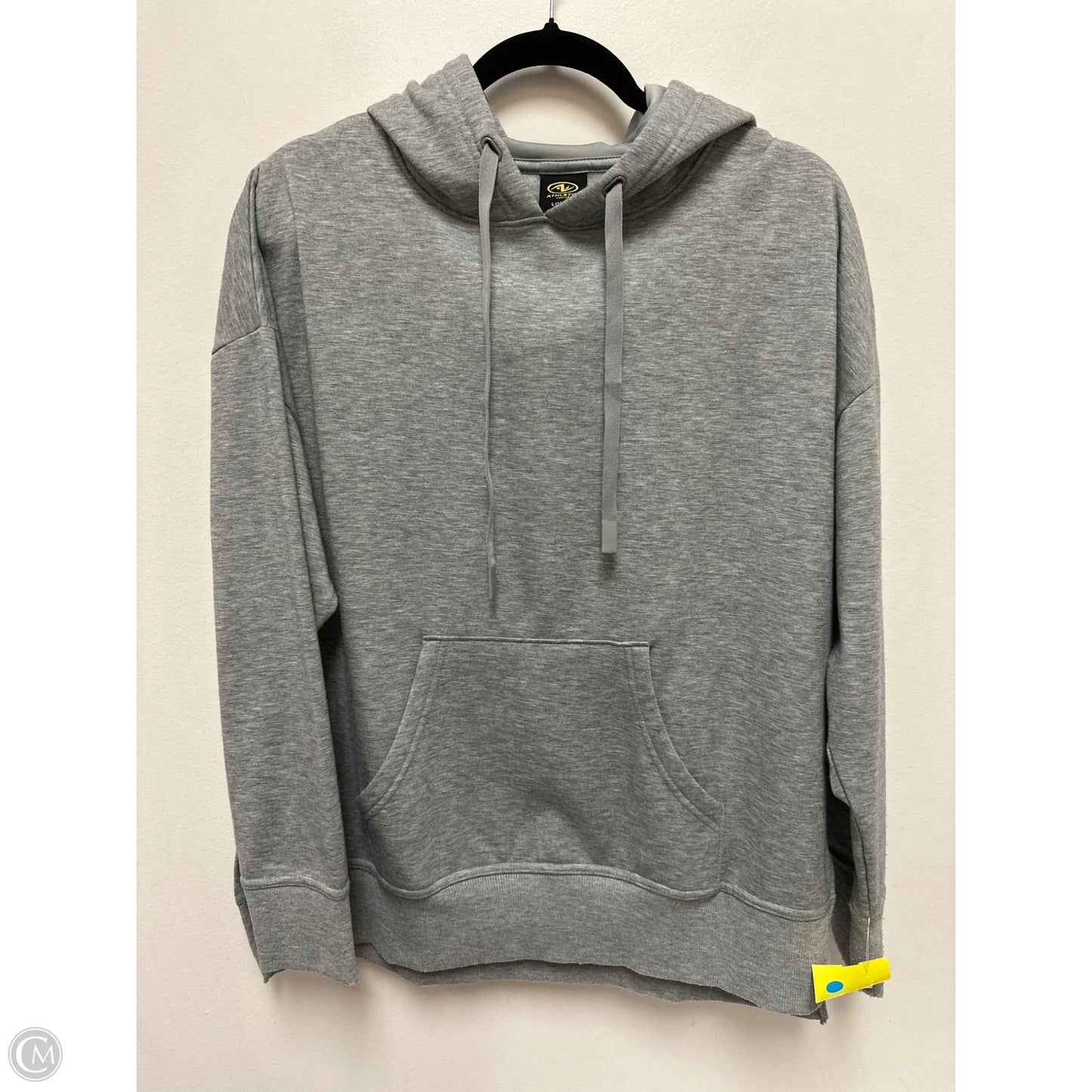 Sweatshirt Hoodie By Athletic Works In Grey, Size: L