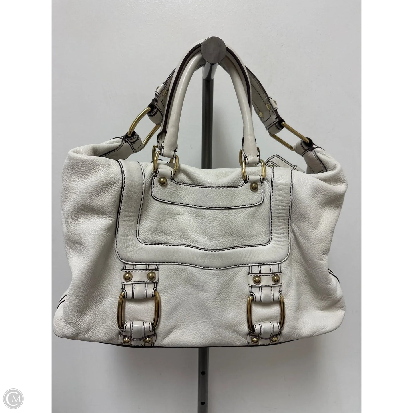 Handbag Leather By Banana Republic, Size: Large