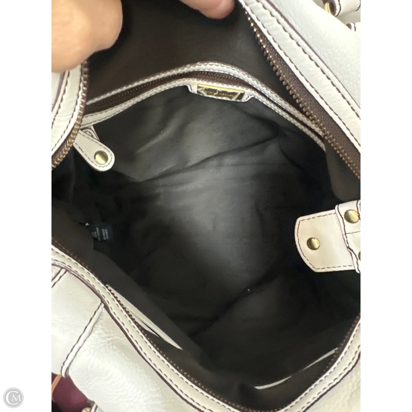 Handbag Leather By Banana Republic, Size: Large