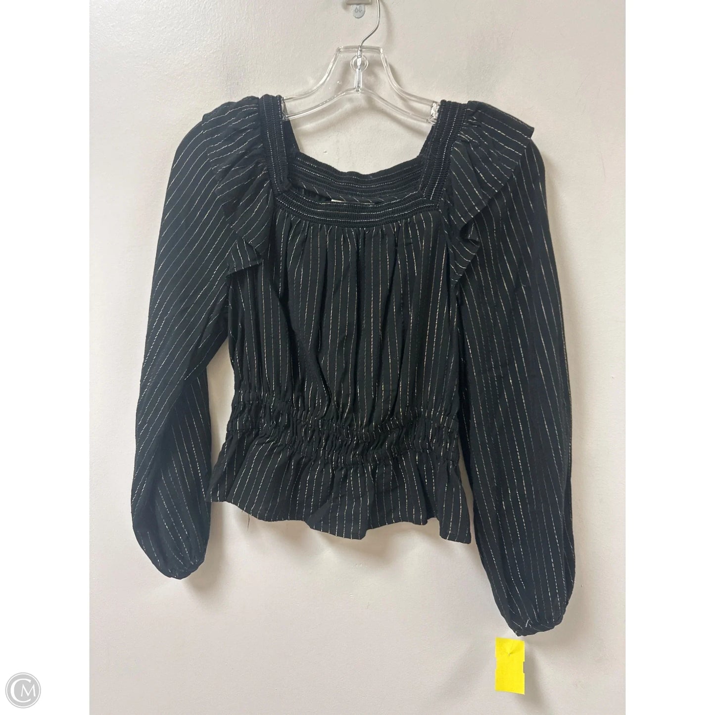 Top Long Sleeve By Universal Thread In Black, Size: Xs