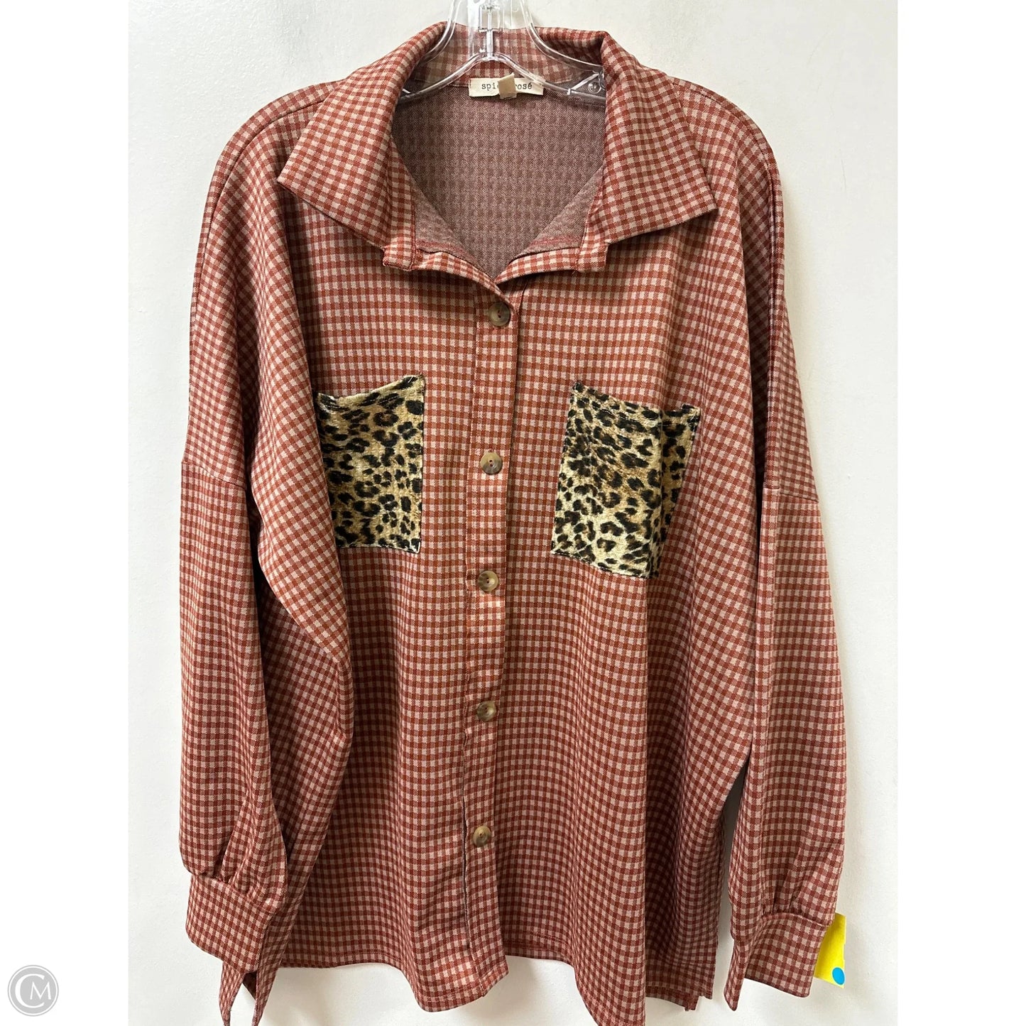 Blouse Long Sleeve By Clothes Mentor In Paisley Print, Size: Xl