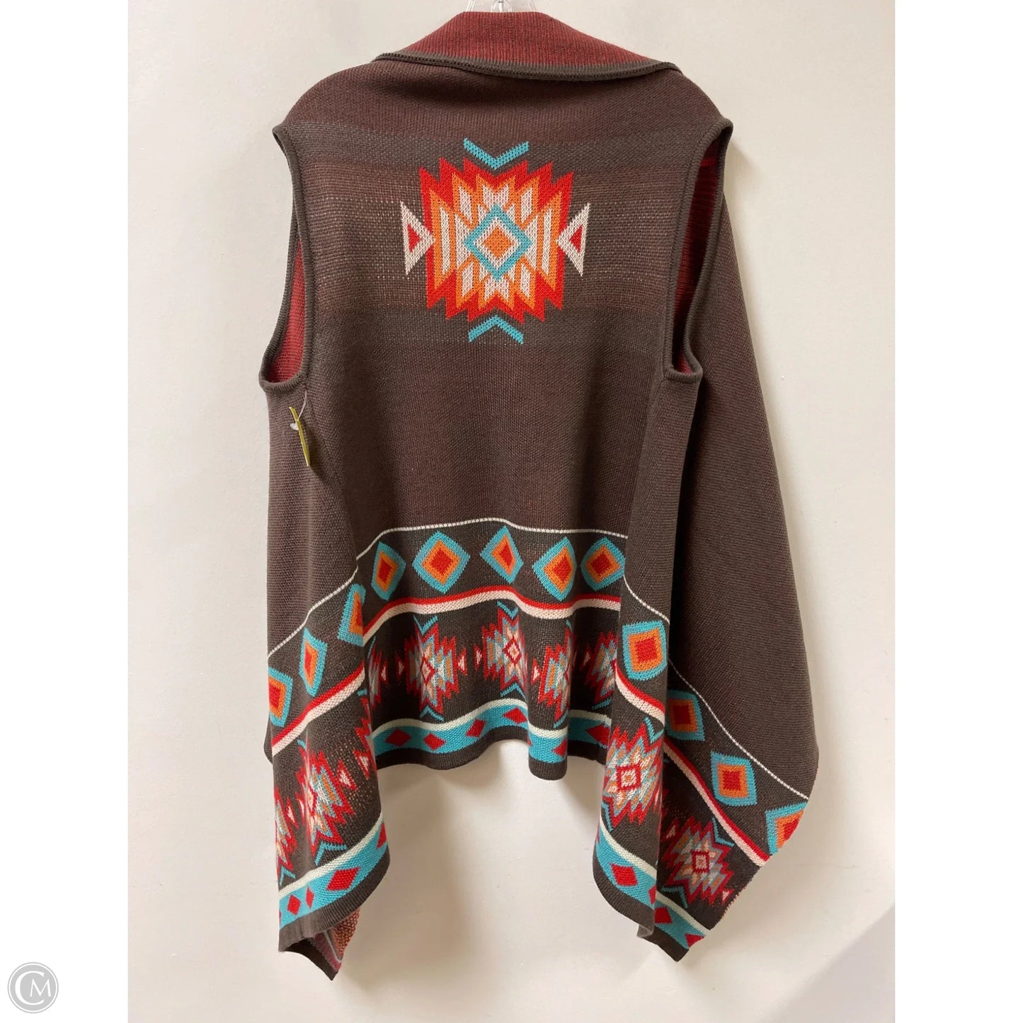 Sweater Cardigan By Clothes Mentor In Orange, Size: Osfm