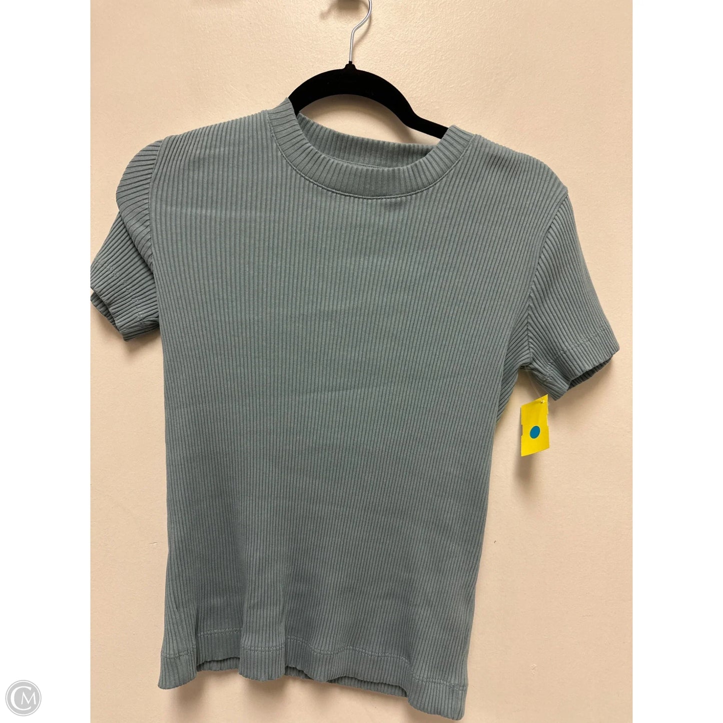 Top Short Sleeve By Vince In Blue, Size: S