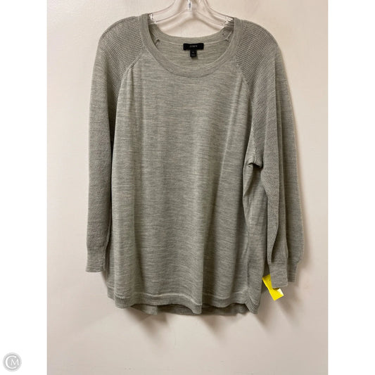 Top Long Sleeve By J. Crew In Grey, Size: Xl