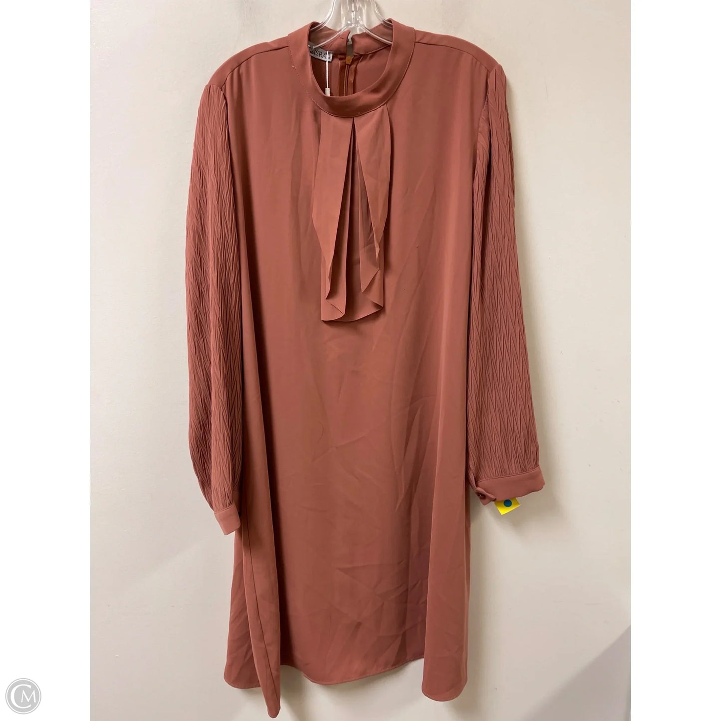 Dress Casual Midi By Clothes Mentor In Orange, Size: L