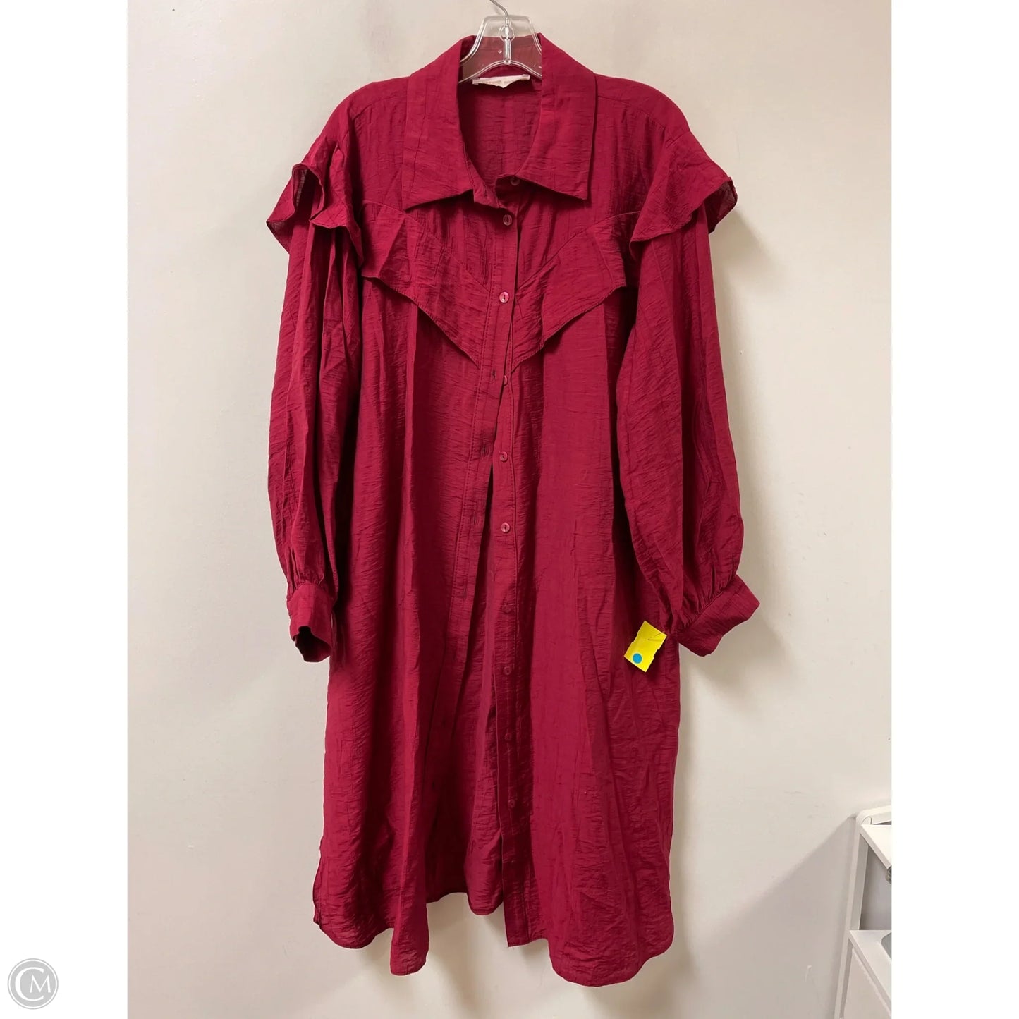 Dress Casual Maxi By Clothes Mentor In Red, Size: L