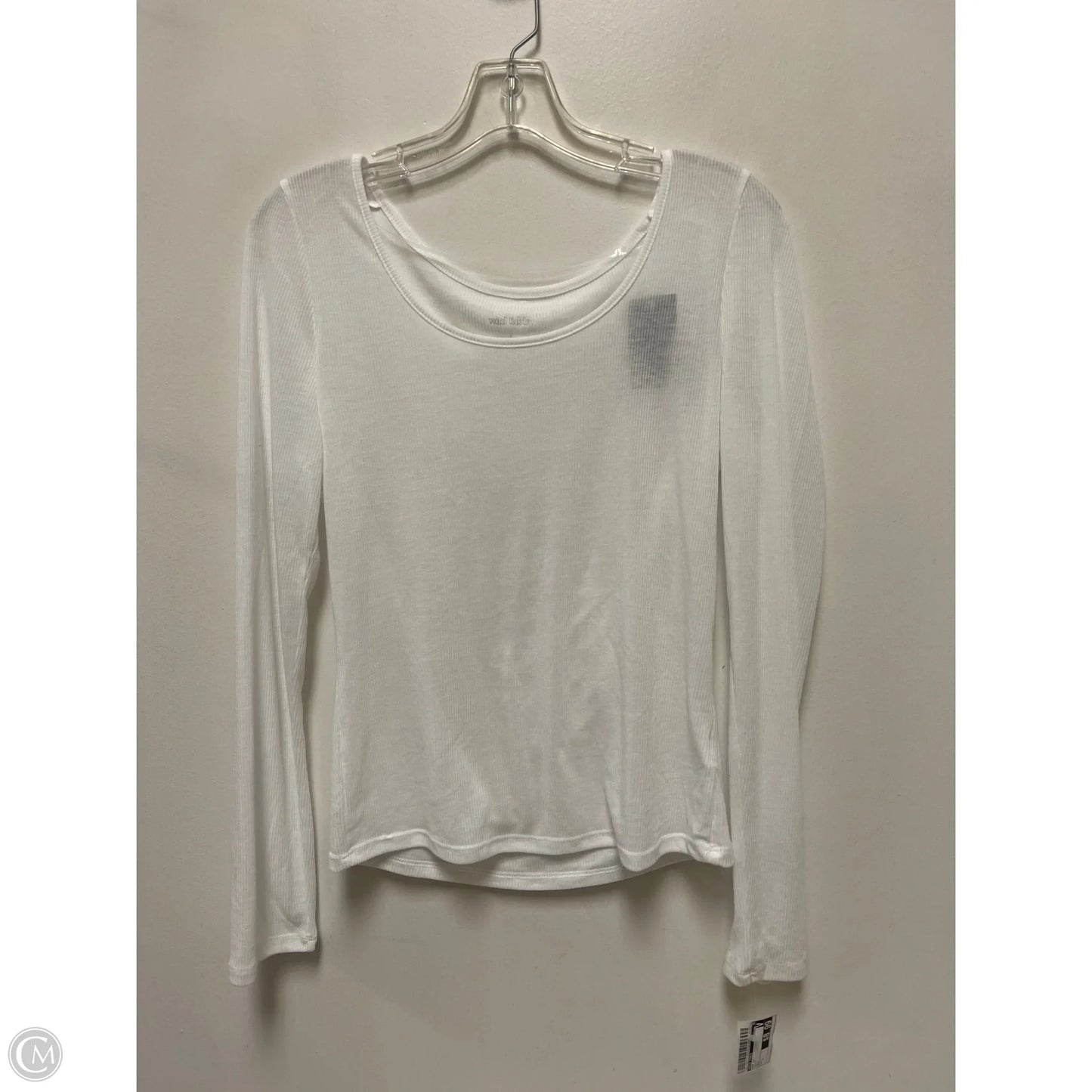 Top Long Sleeve By Wild Fable In White, Size: L
