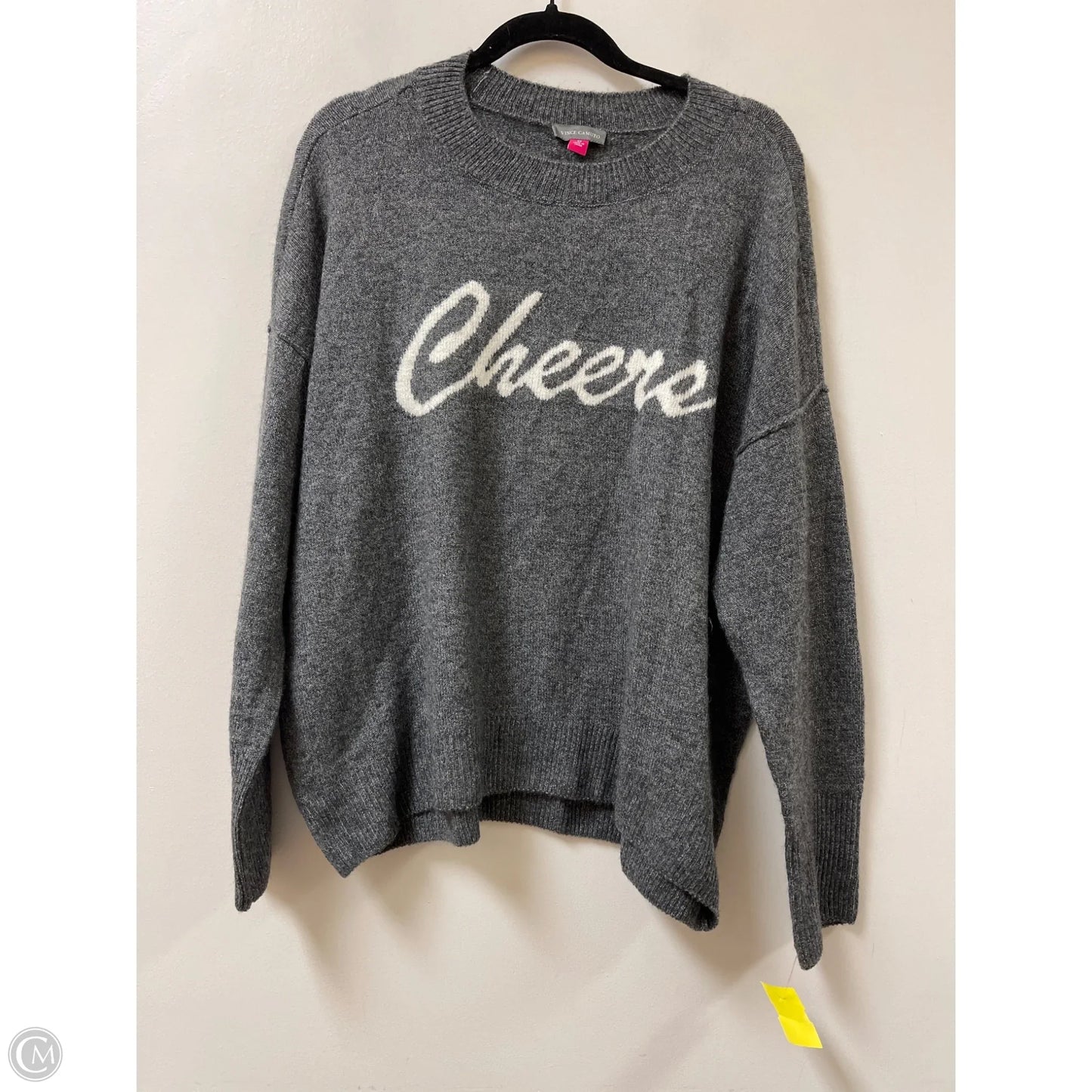 Sweater By Vince Camuto In Grey, Size: M