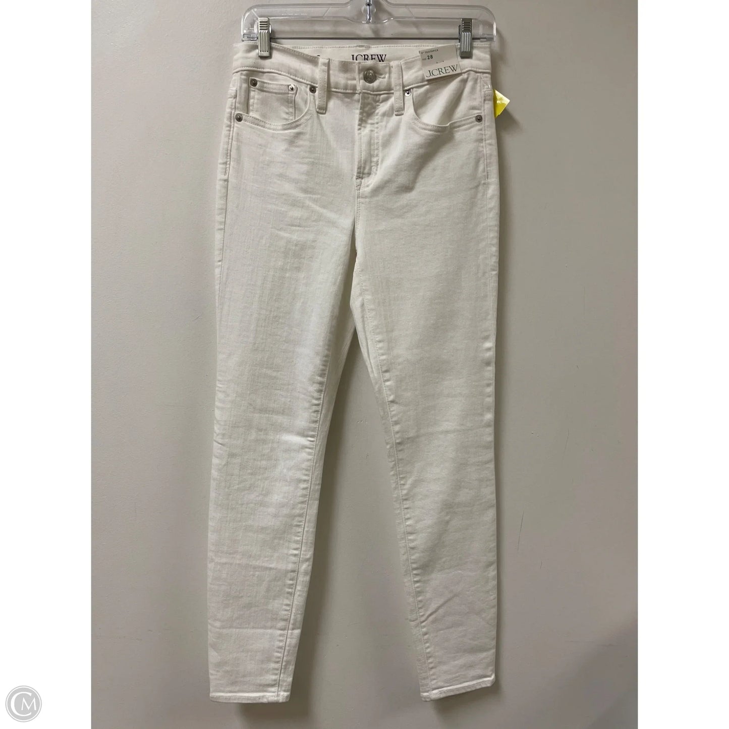 Jeans Skinny By J. Crew In White, Size: 6
