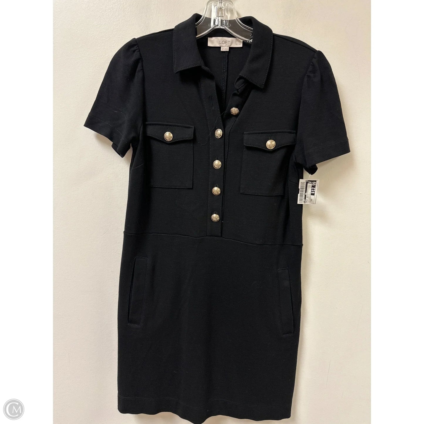 Dress Casual Short By Loft In Black, Size: Xs