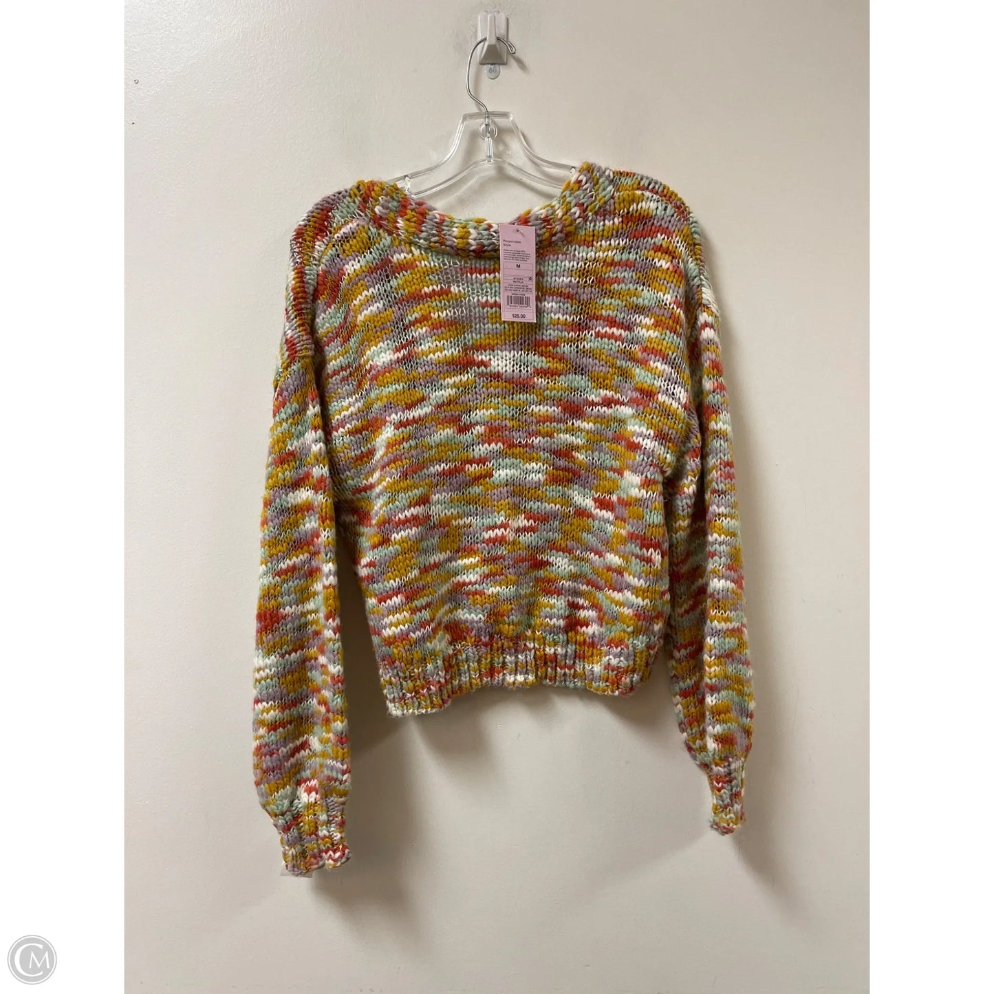 Sweater Cardigan By Wild Fable In Multi-colored, Size: M