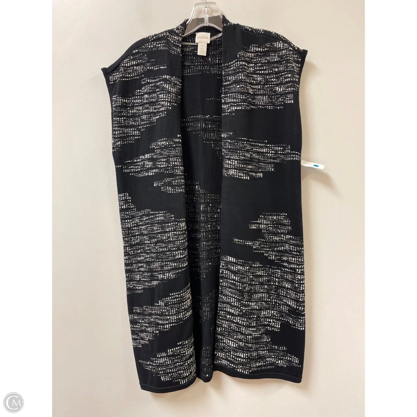 Sweater Cardigan By Chicos In Black, Size: M