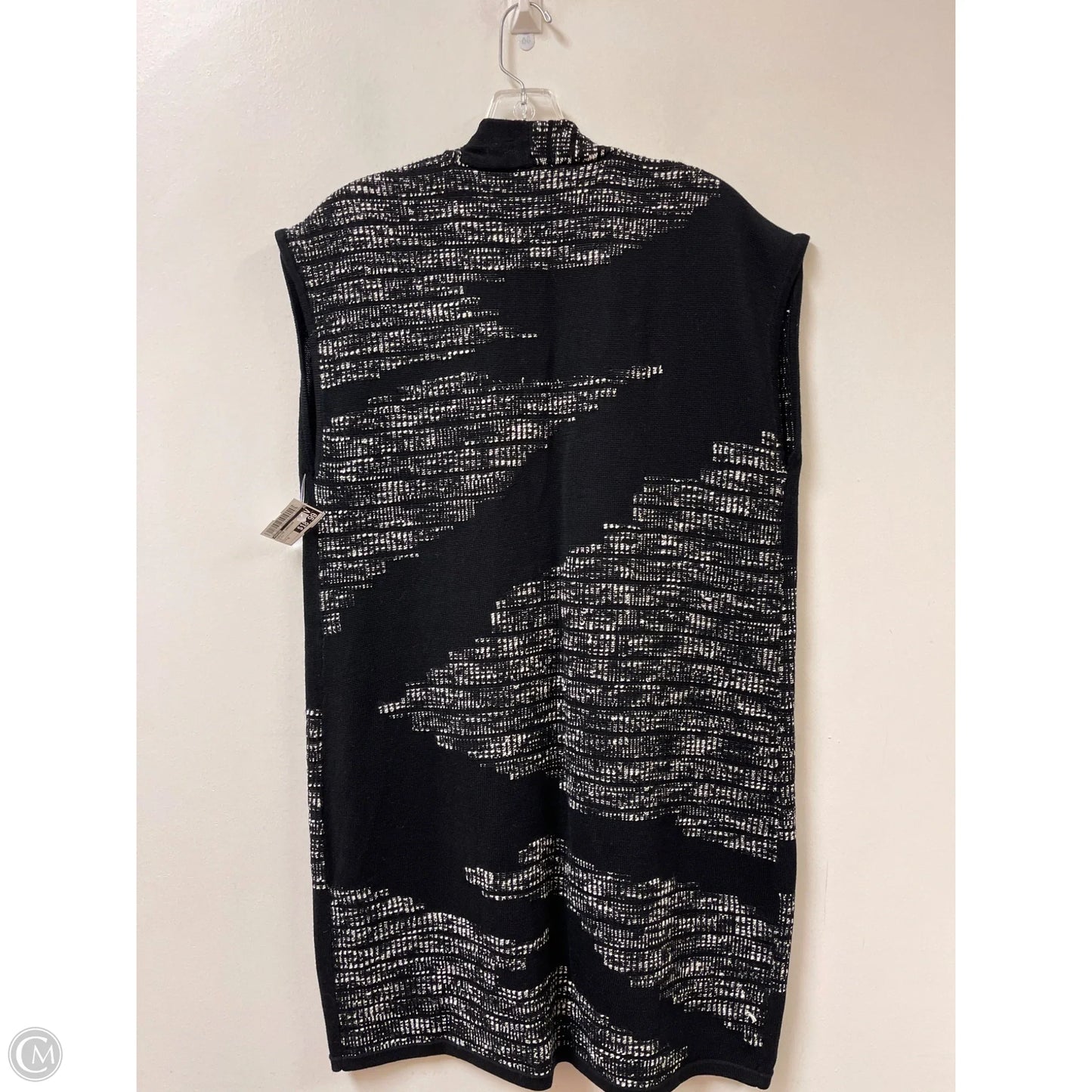 Sweater Cardigan By Chicos In Black, Size: M