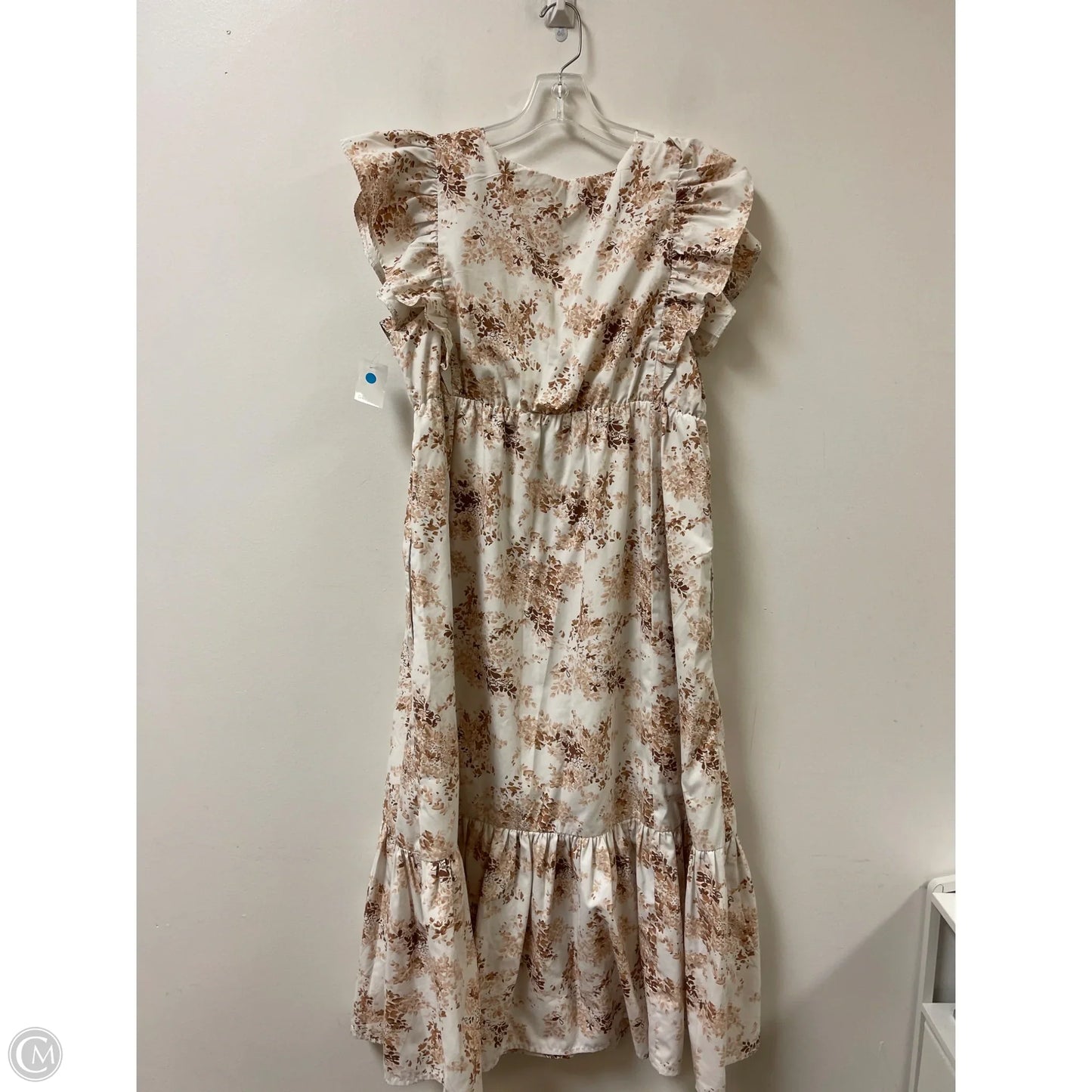 Dress Casual Maxi By Abercrombie And Fitch In Floral Print, Size: L