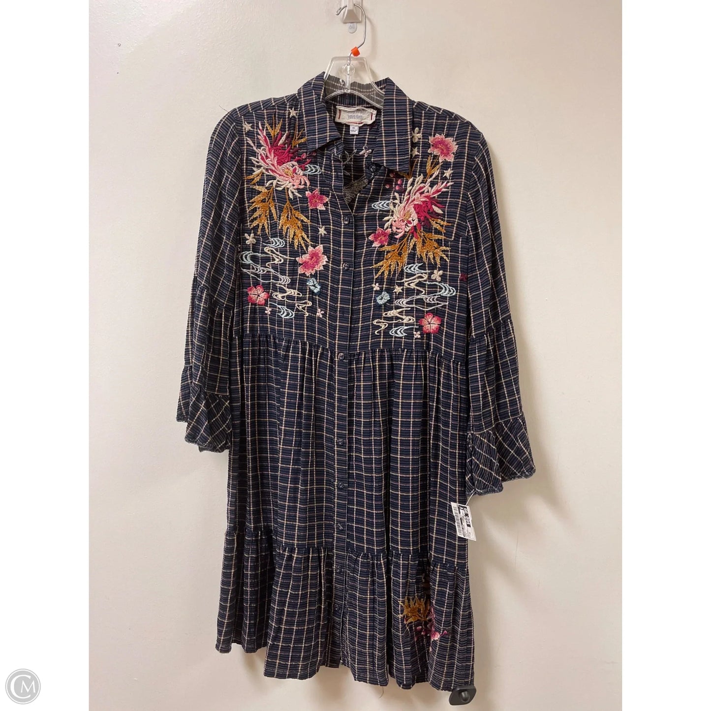 Dress Casual Short By Johnny Was In Blue, Size: Xs