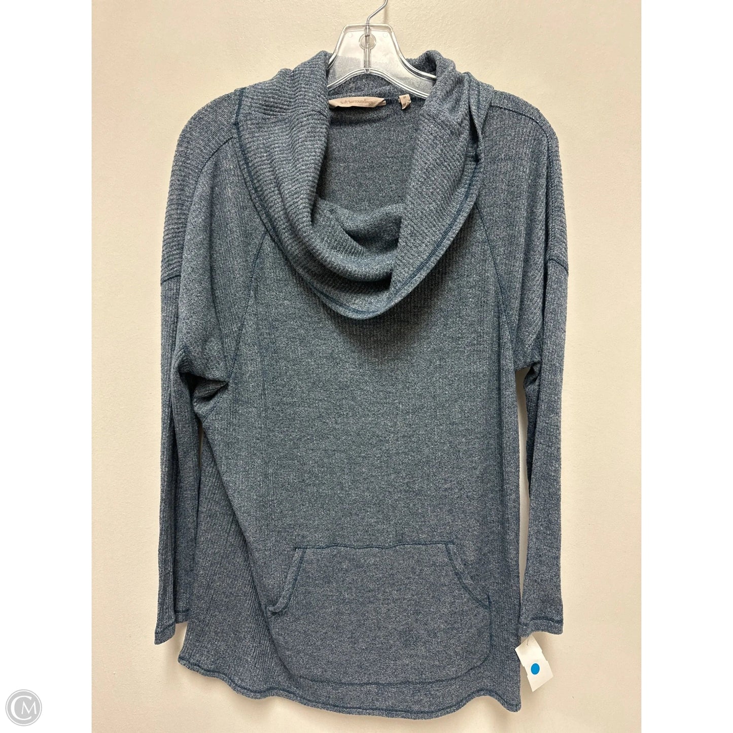 Tunic Long Sleeve By Soft Surroundings In Blue, Size: M