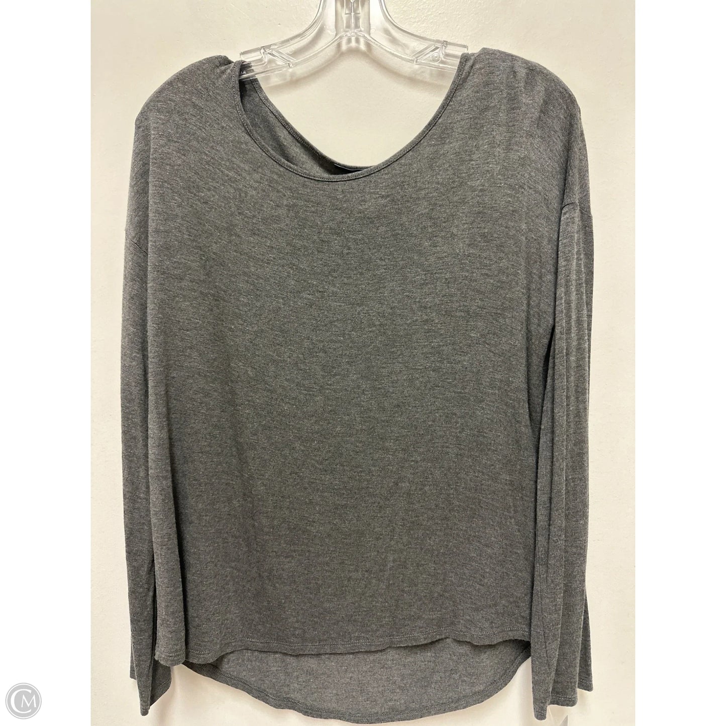Top Long Sleeve By T Tahari In Grey, Size: S