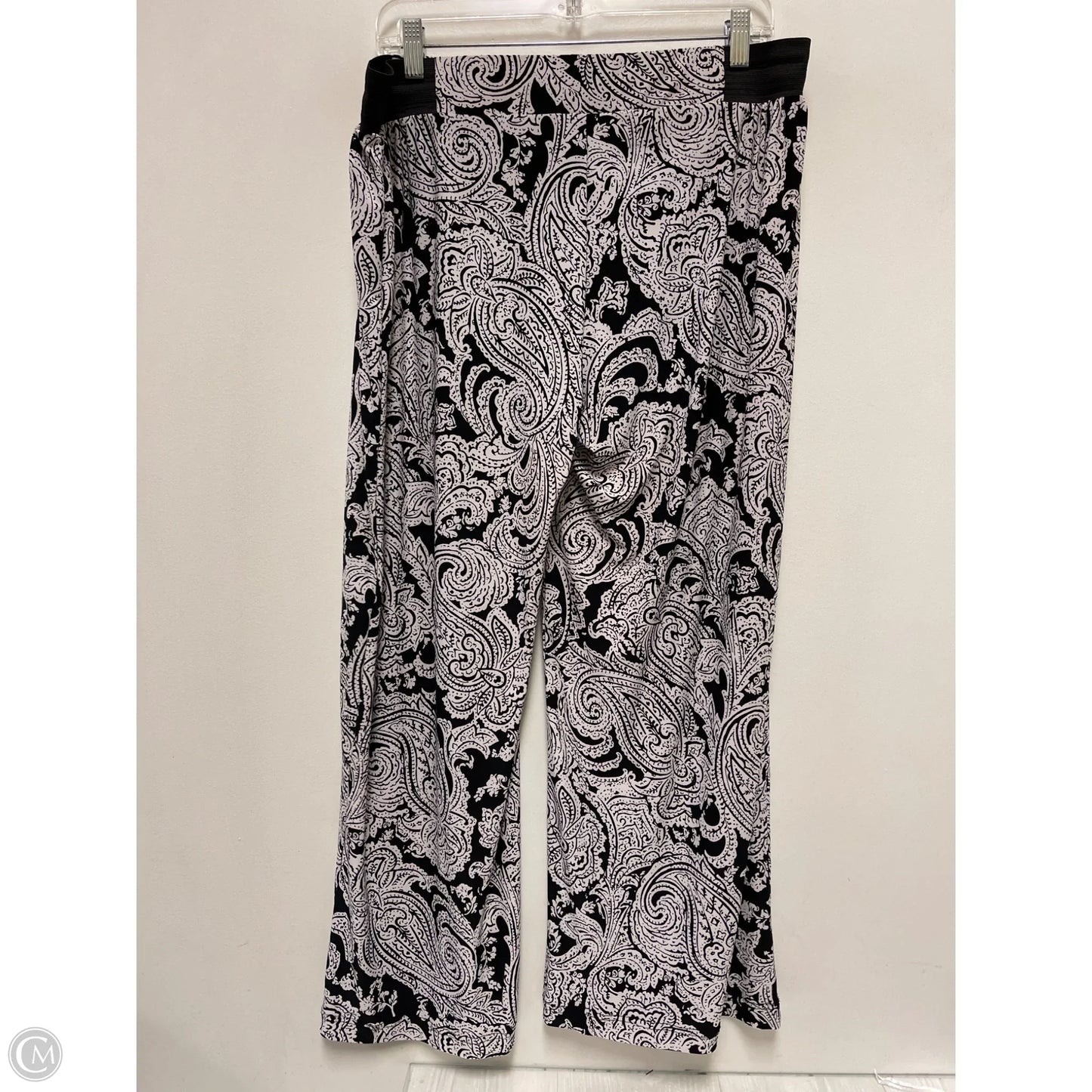 Pants Wide Leg By Inc In Black & White, Size: Xl
