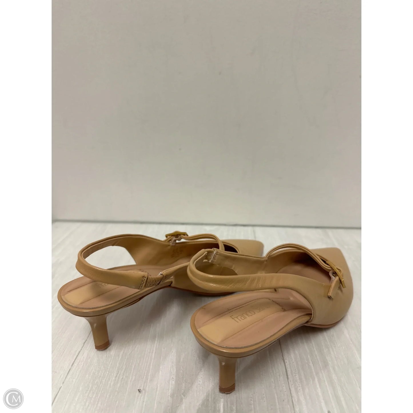 Shoes Heels Kitten By Franco Sarto In Tan, Size: 7