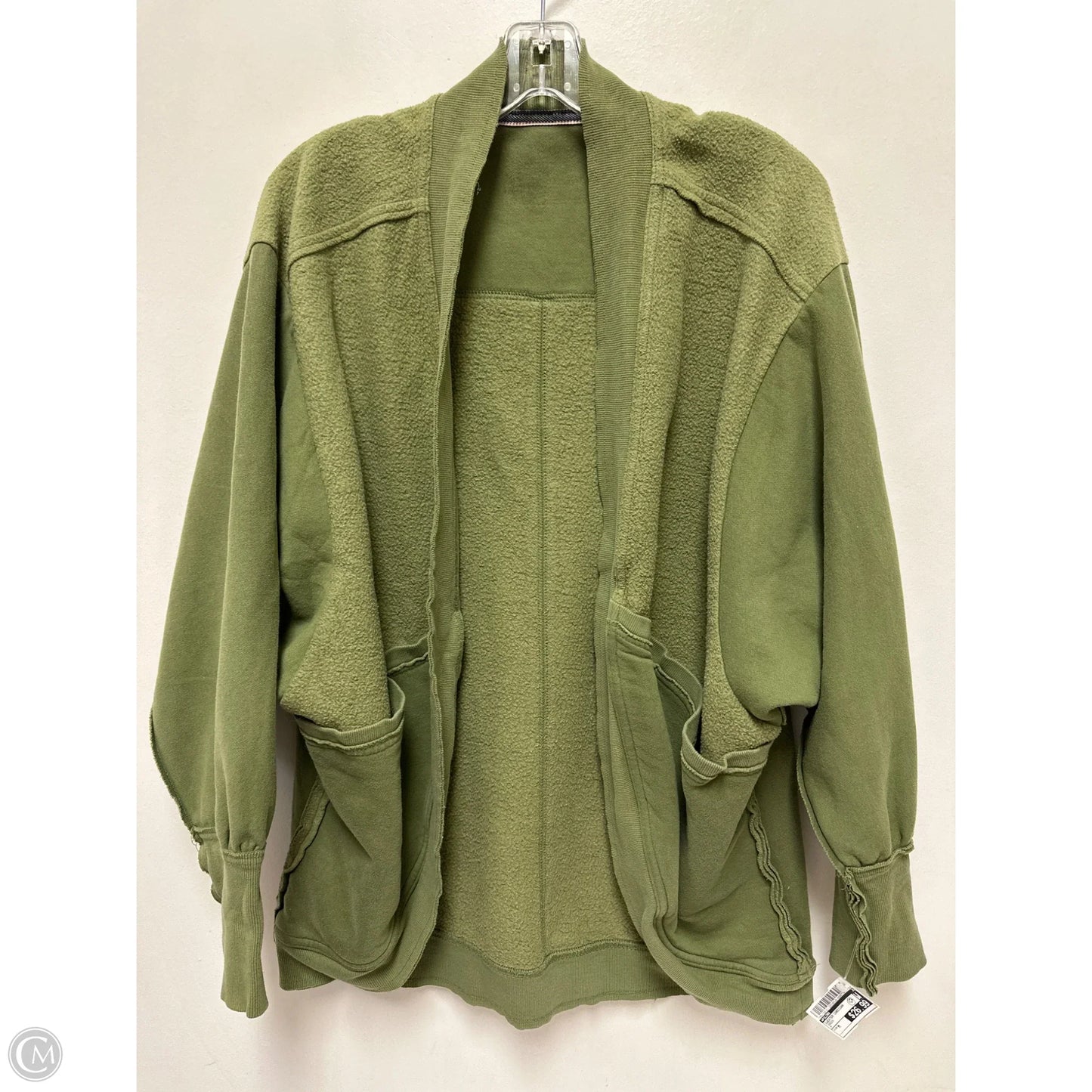 Sweater Cardigan By Pilcro In Green, Size: M