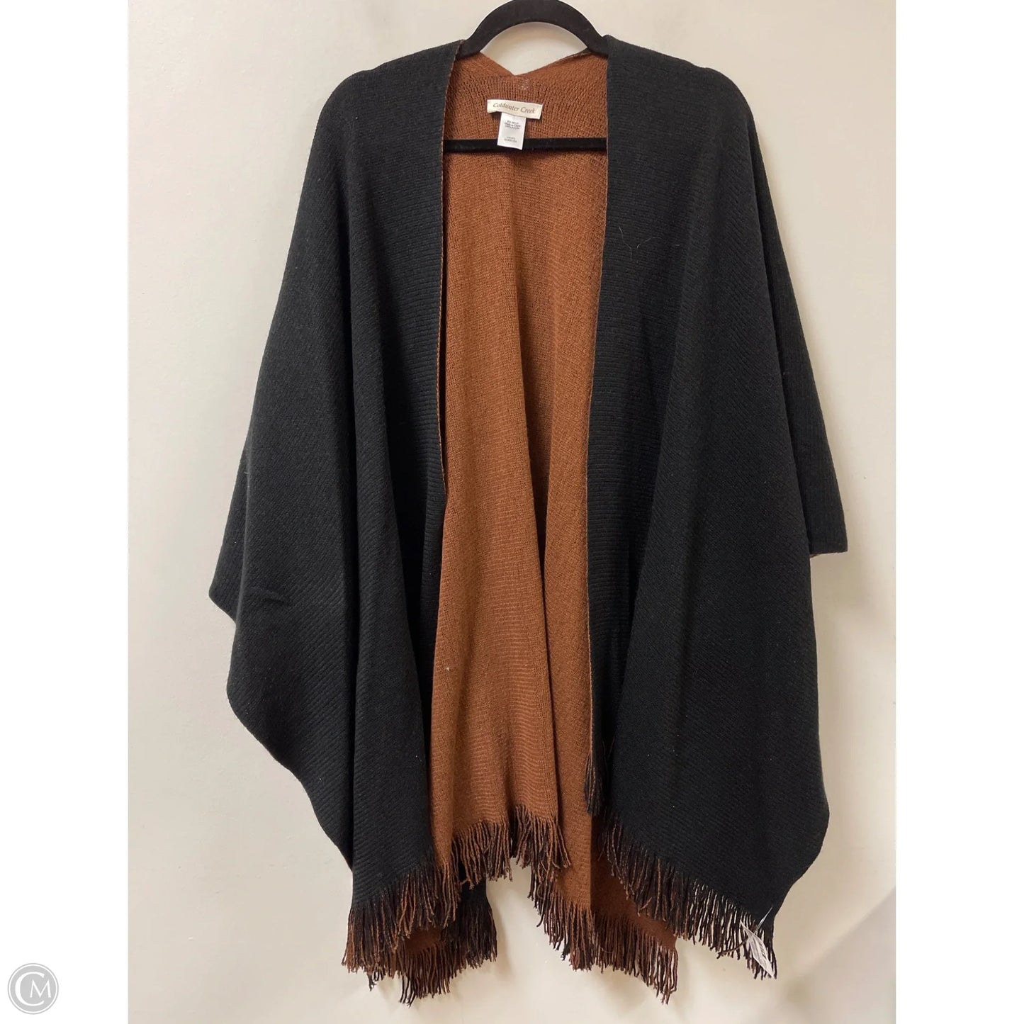 Shawl By Coldwater Creek In Black & Brown, Size: Osfm
