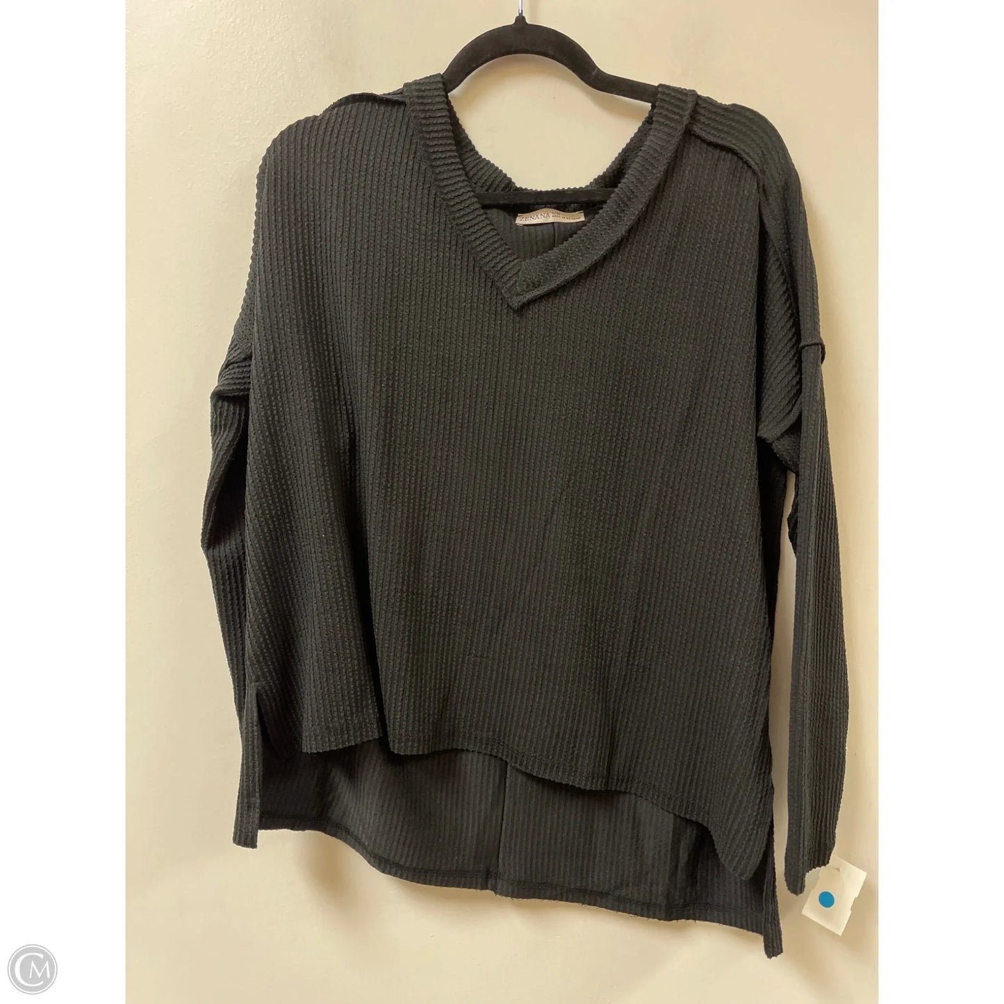 Sweater By Zenana Outfitters In Black, Size: M